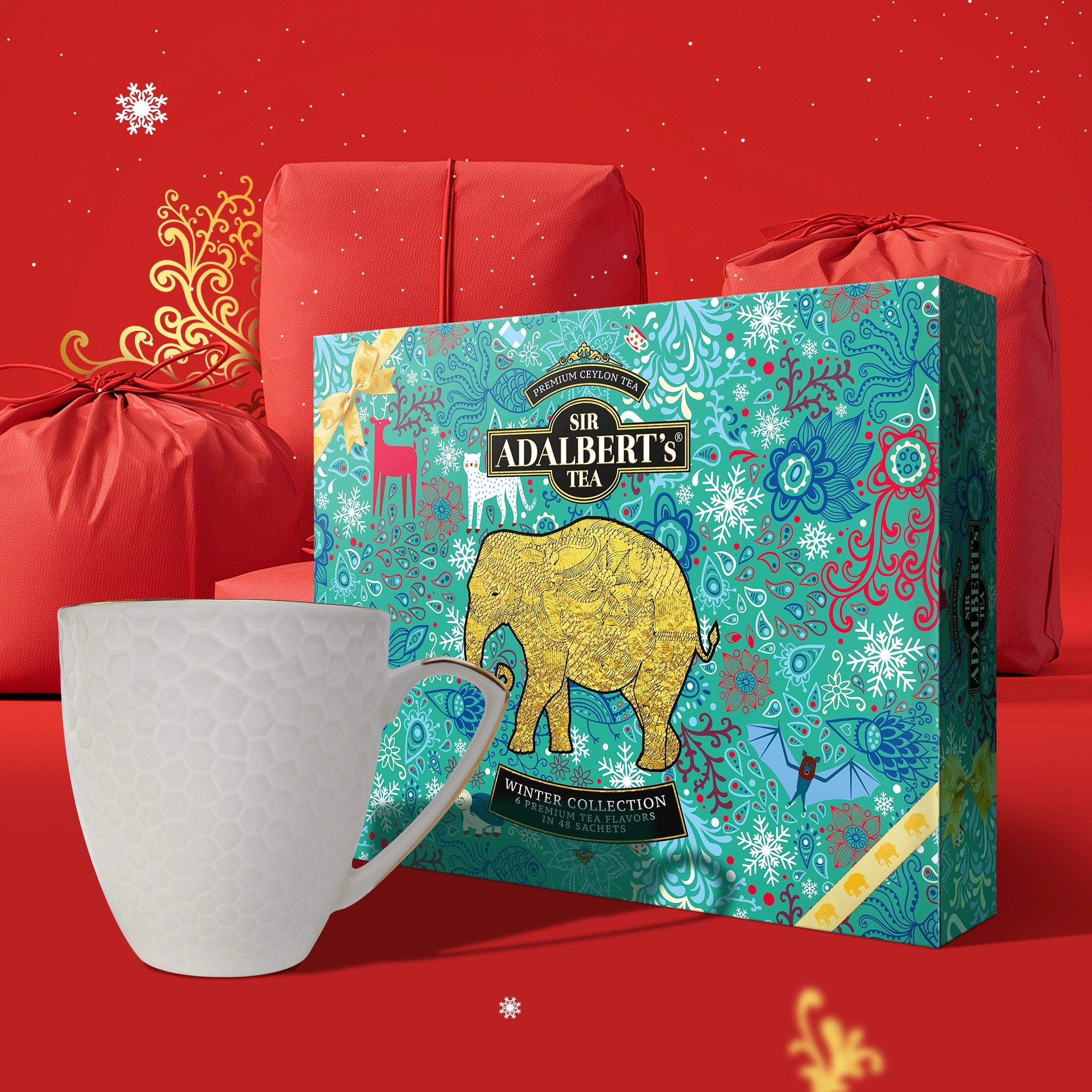 Magische Momente – Adalberts Teebox und Tassen-Geschenkset