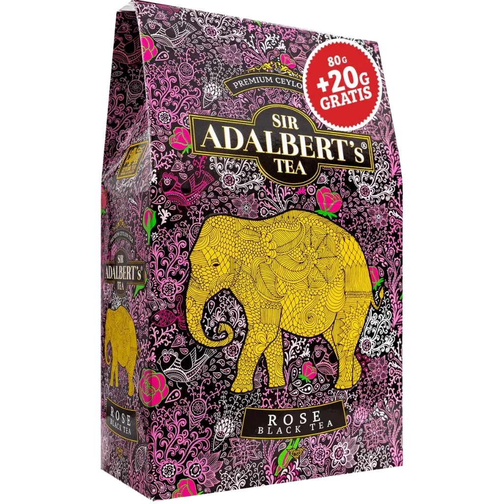Adalbert's Tea ROSE – 80+20 g in cartone