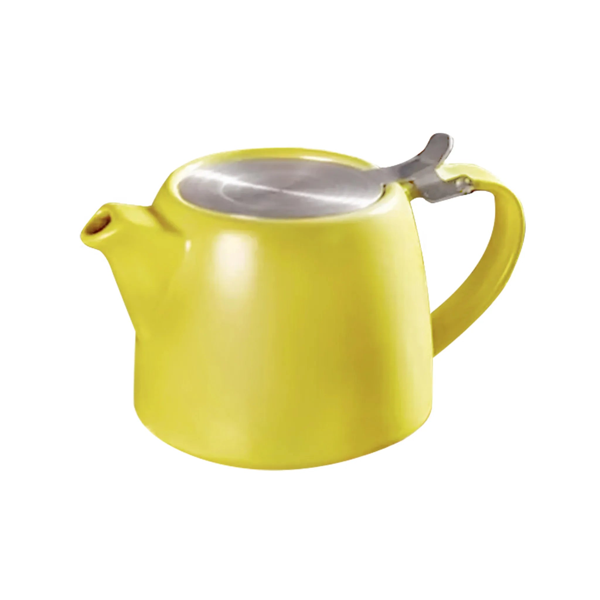 Nowoczesny dzbanek ceramiczny z zaparzaczem zielony (500 ml)