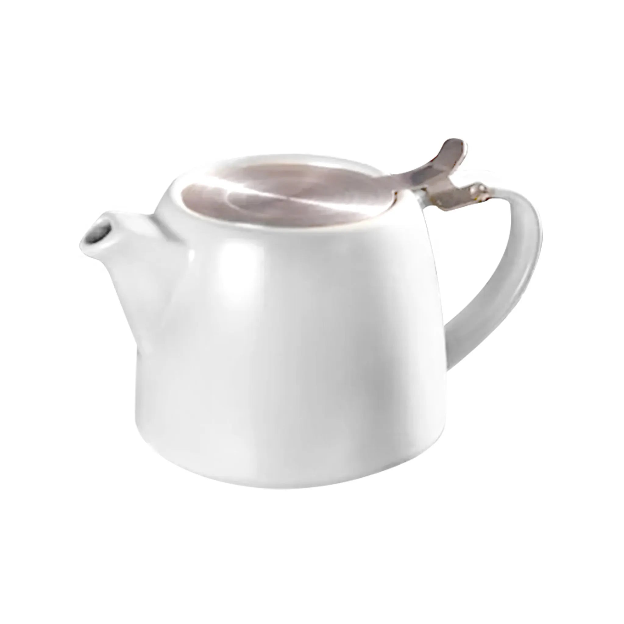 Carafe en céramique moderne avec infuseur, blanche (500 ml)