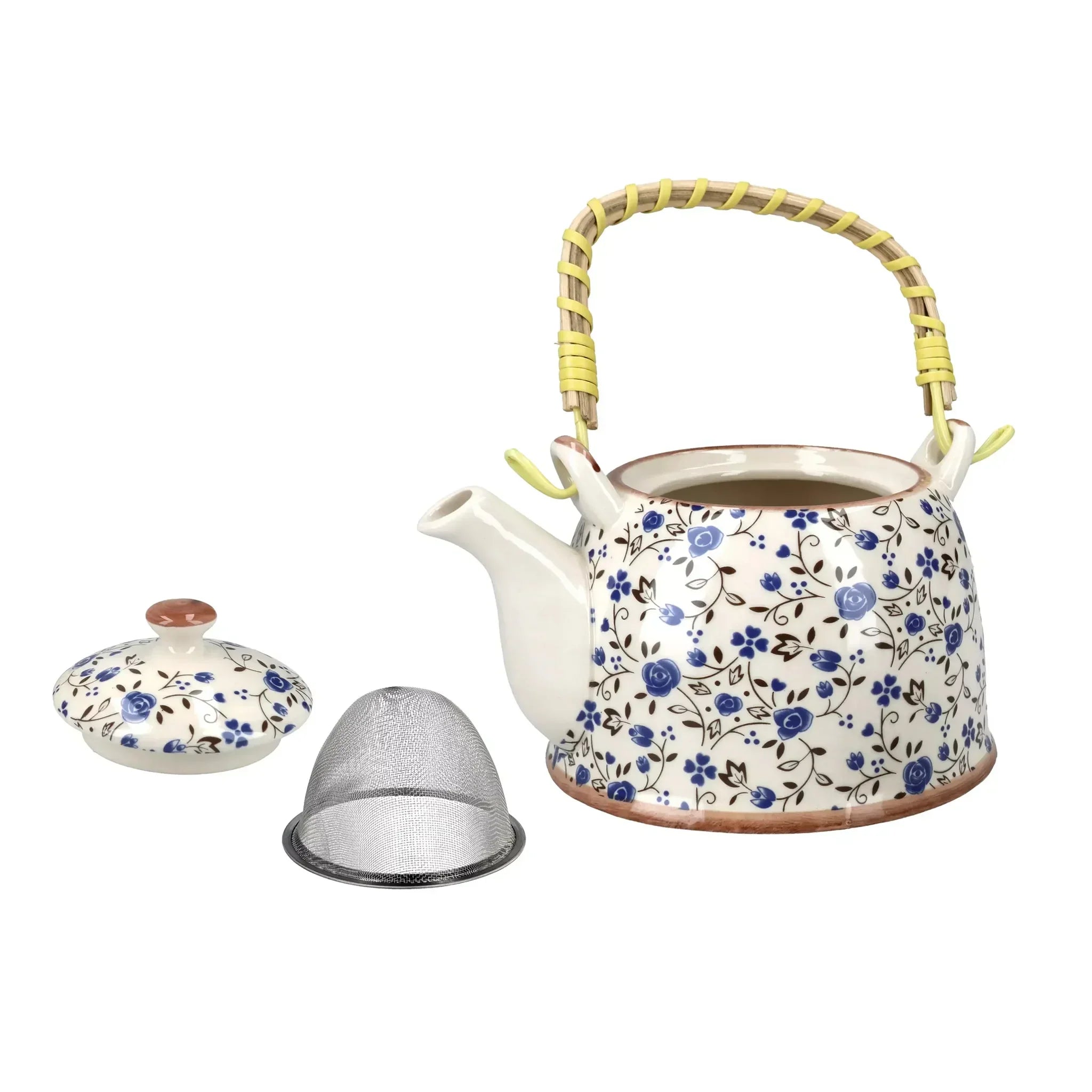 Keramik-Wasserkocher mit Teesieb „Blue Glade“
