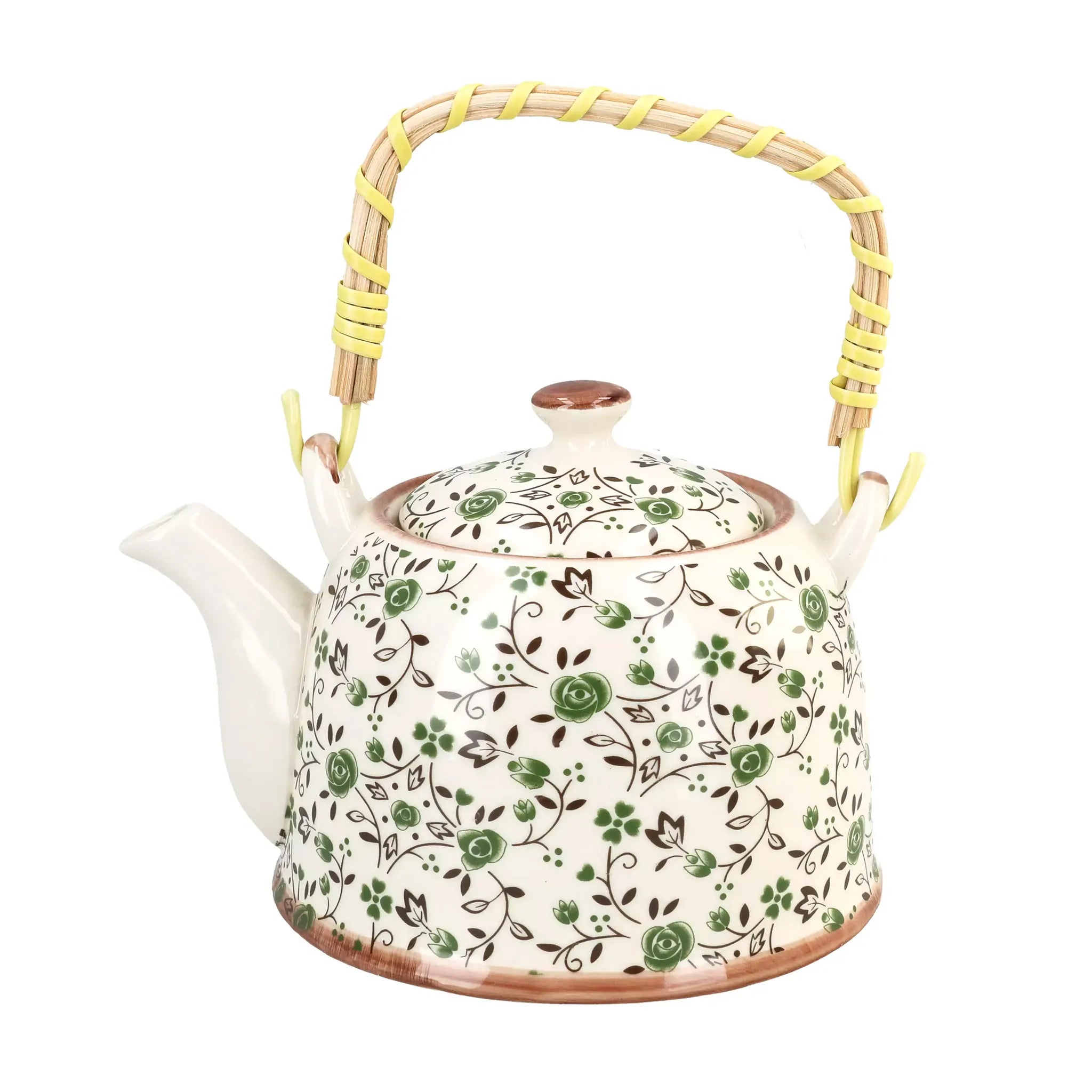 Czajnik ceramiczny z zaparzaczem „Leśna Ostoja”