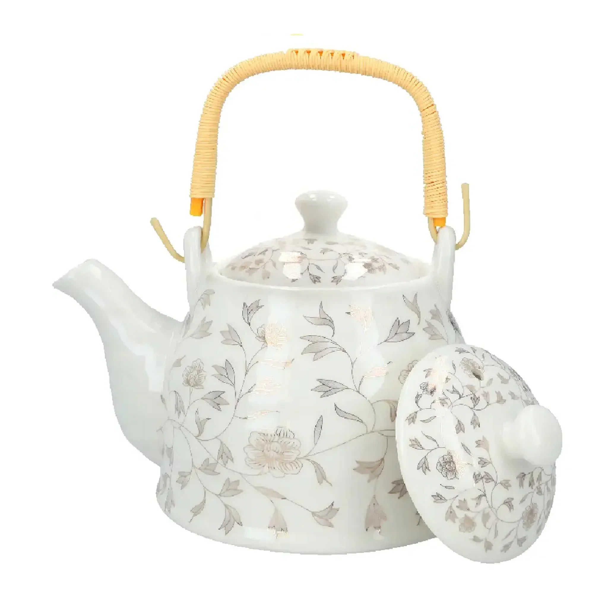Bouilloire en céramique avec infuseur English Garden
