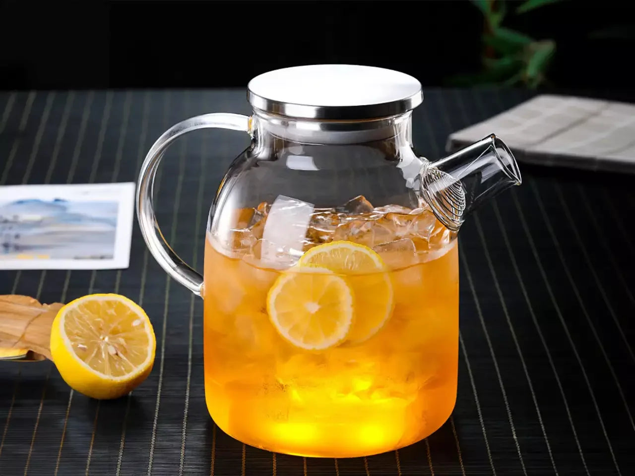 Czajnik szklany z zaparzaczem (1600 ml)