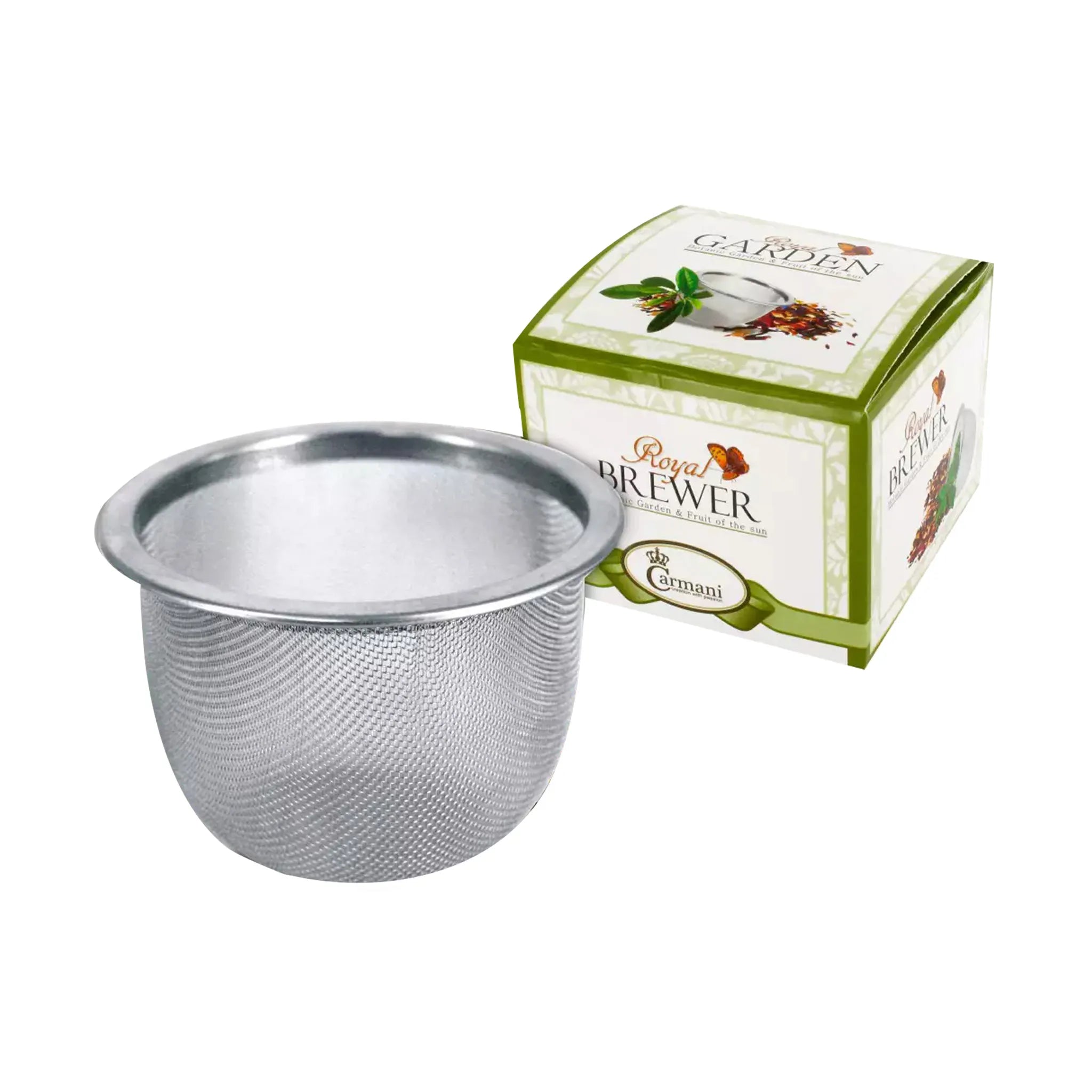 Metal tea strainer