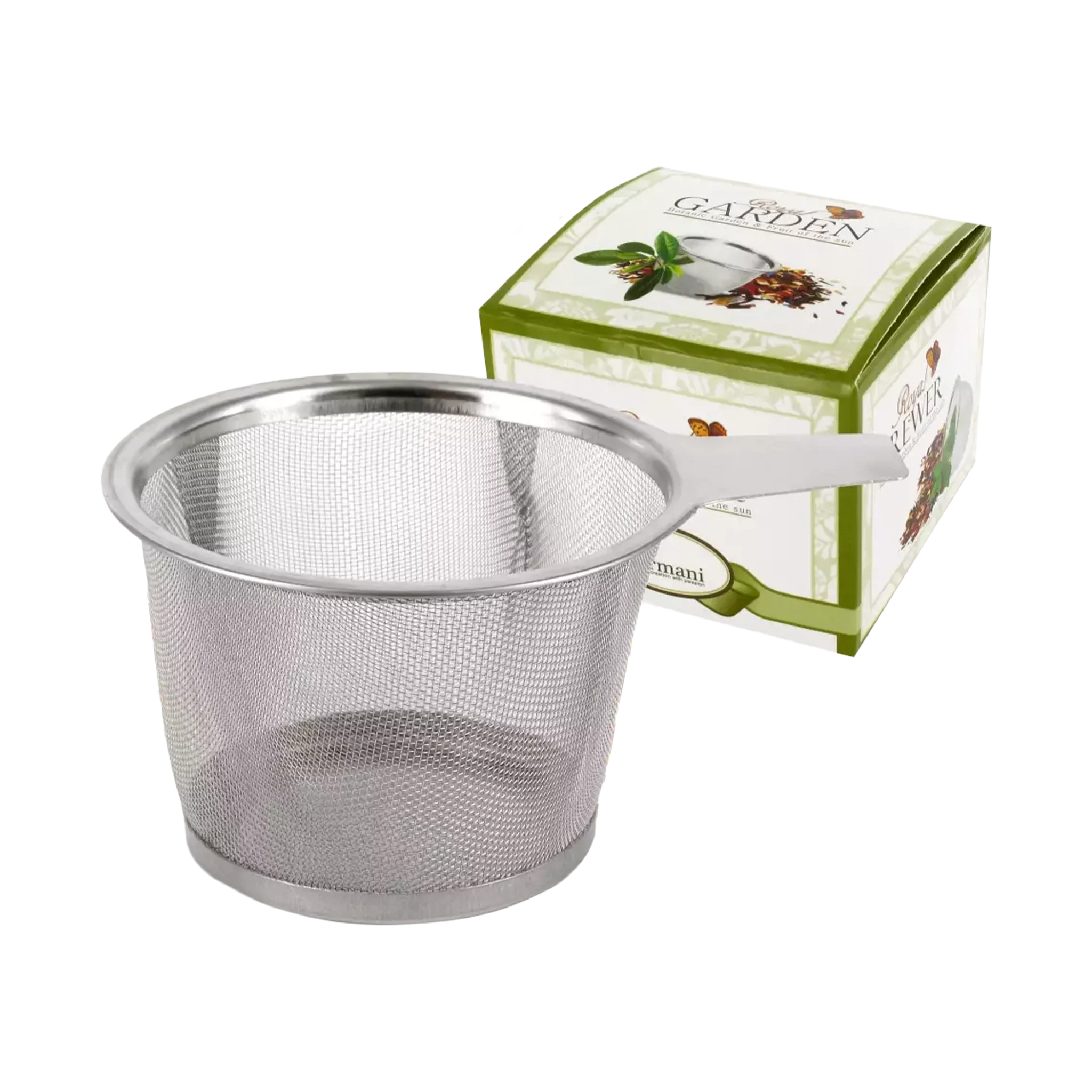 Stalowy zaparzacz do herbaty Carmani z precyzyjnym sitkiem