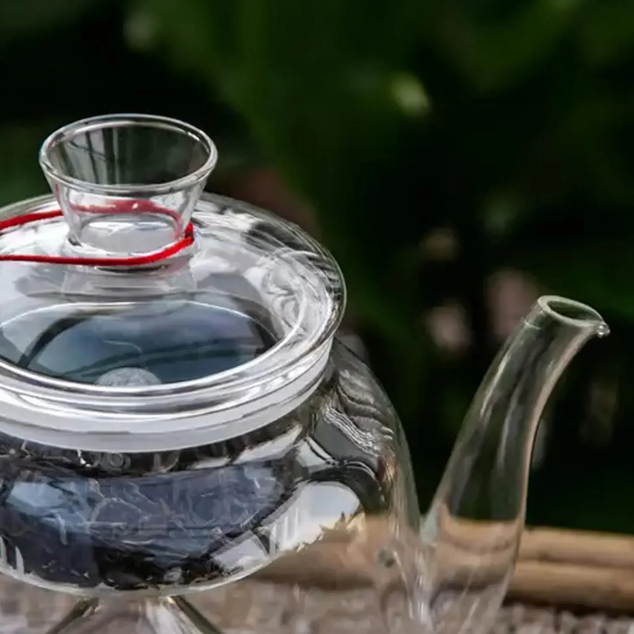 Large glass tea pot with infuser (1.2 L)