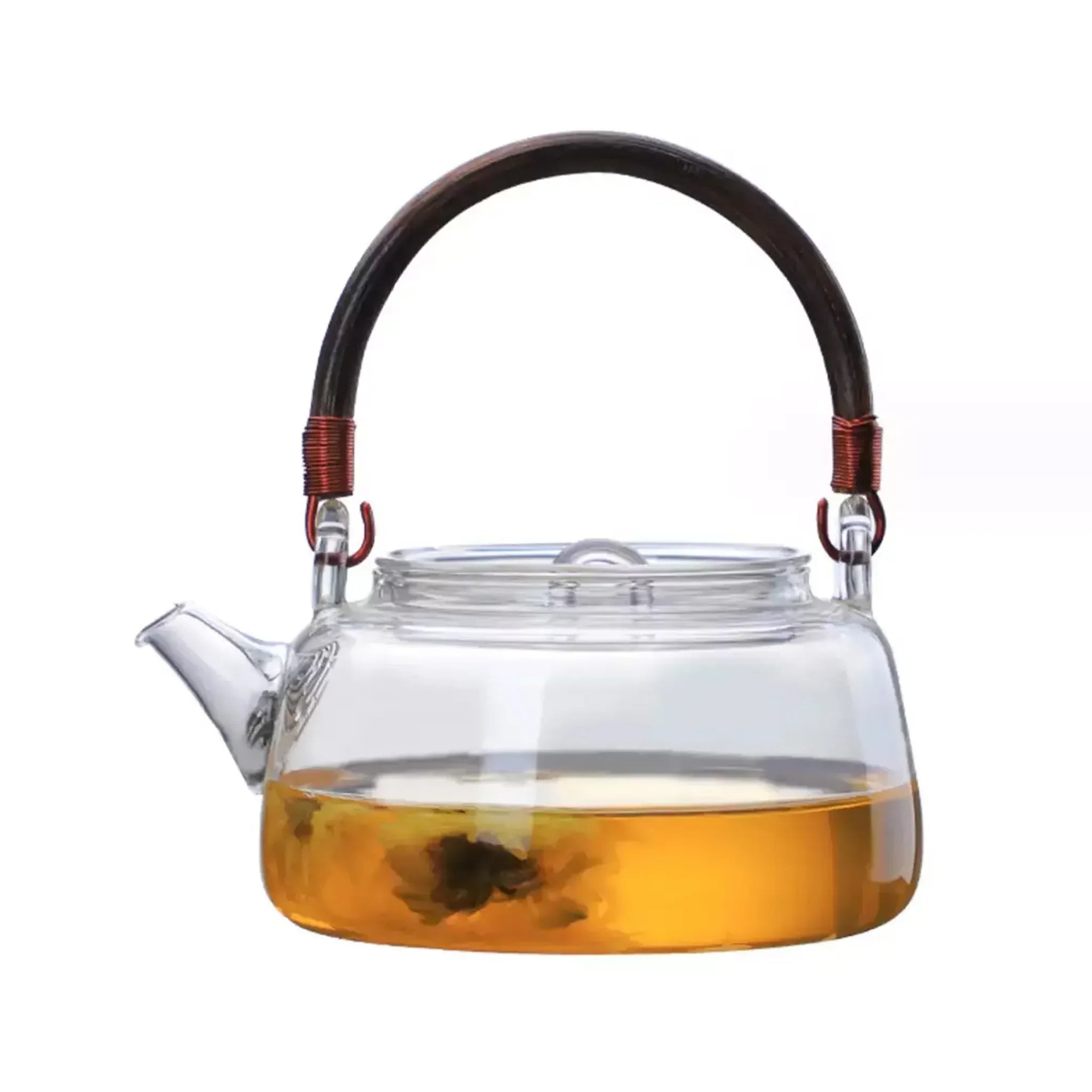 Brocca in vetro con manico in legno (1000 ml)