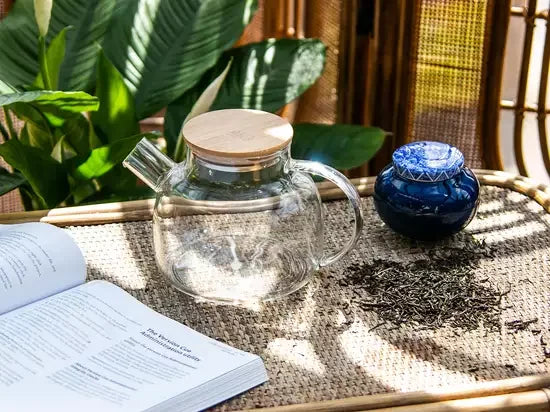 Czajnik szklany z zaparzaczem (1000 ml)