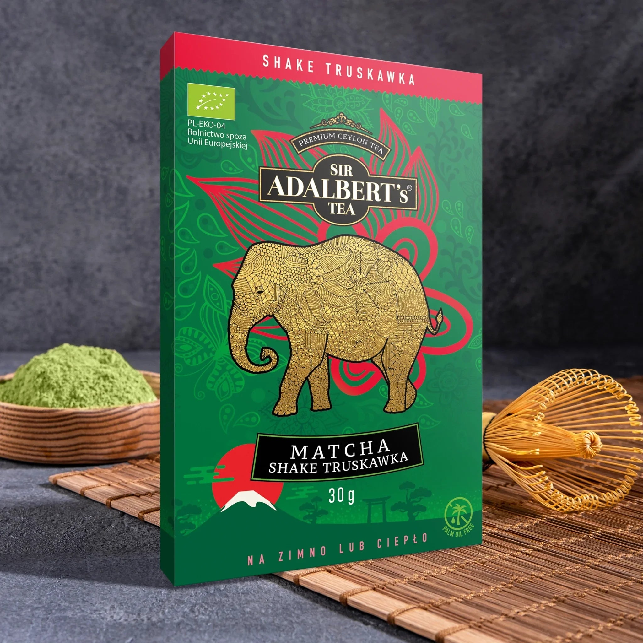 Adalbert's Tea Matcha Shake Truskawka organiczny (30g)