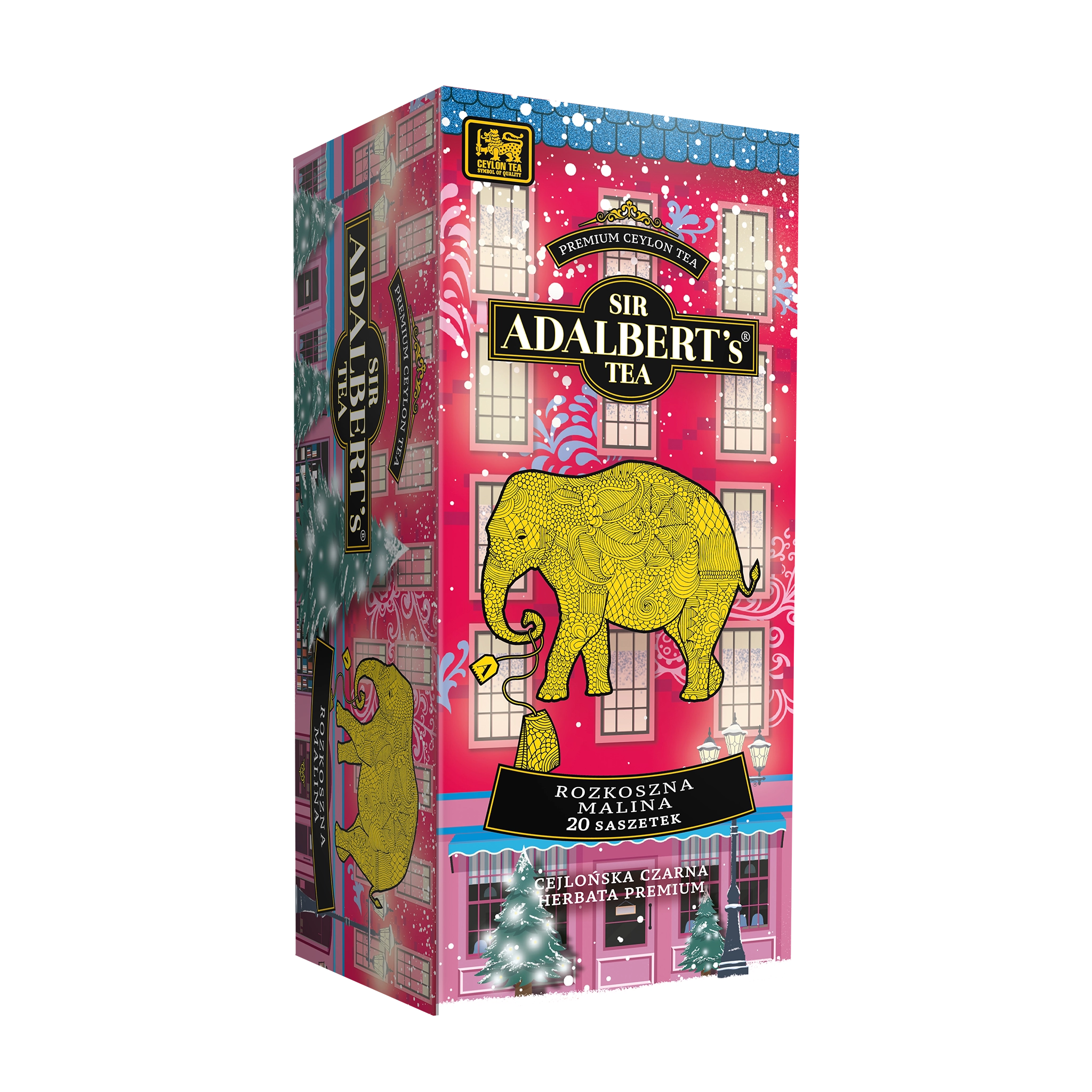 Adalbert's Tea ROZKOSZNA MALINA (edycja limitowana) - 40 g w saszetkach