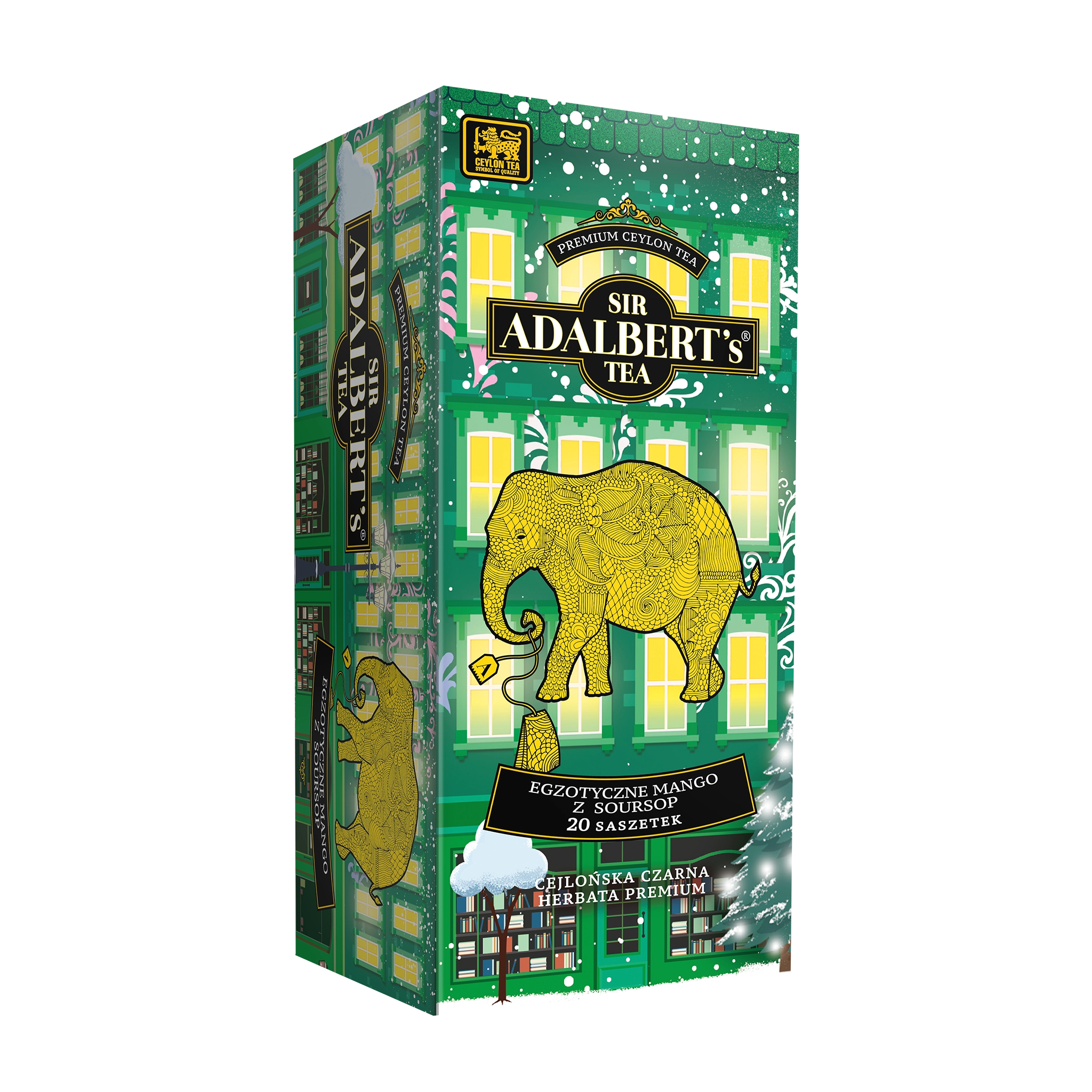 Adalbert's Tea EGZOTYCZNE MANGO Z SOURSOP (edycja limitowana) - 40 g w saszetkach