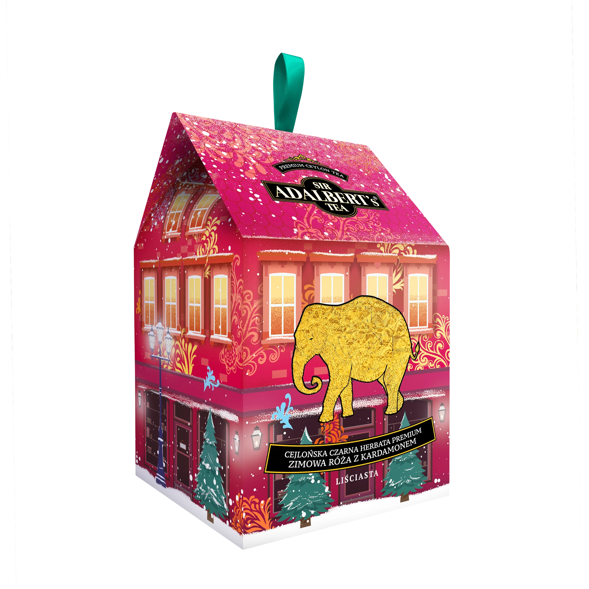 Adalbert's Tea ZIMOWA RÓŻA Z KARDAMONEM (edycja limitowana) - 80 g w kartoniku
