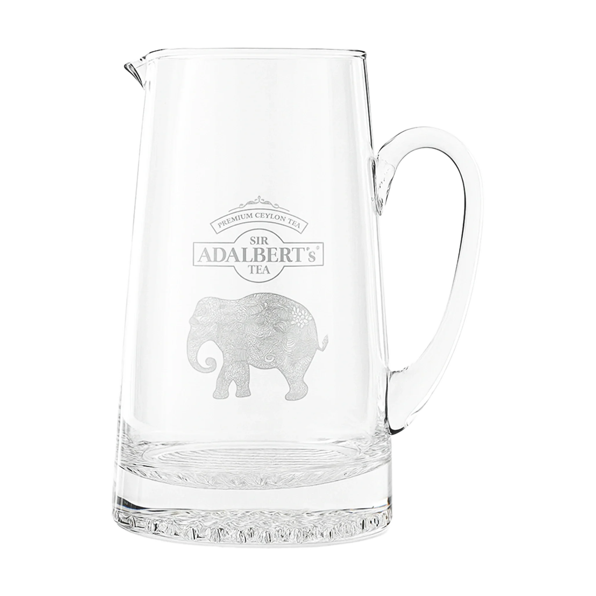 komplet - dzbanek i szklanki firmowe Adalbert's - 2