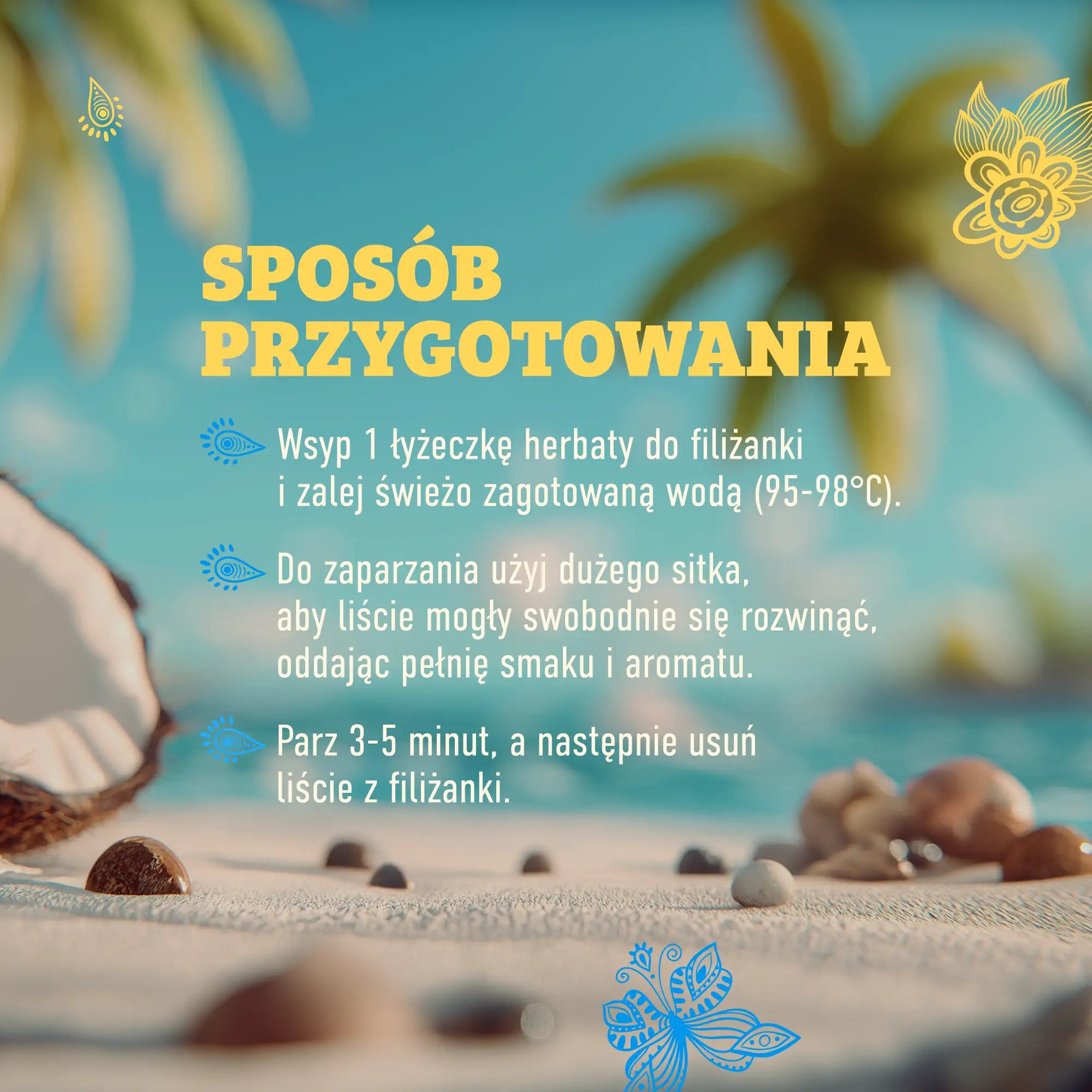 Thé à la noix de coco Adalbert's–100 g en boîte