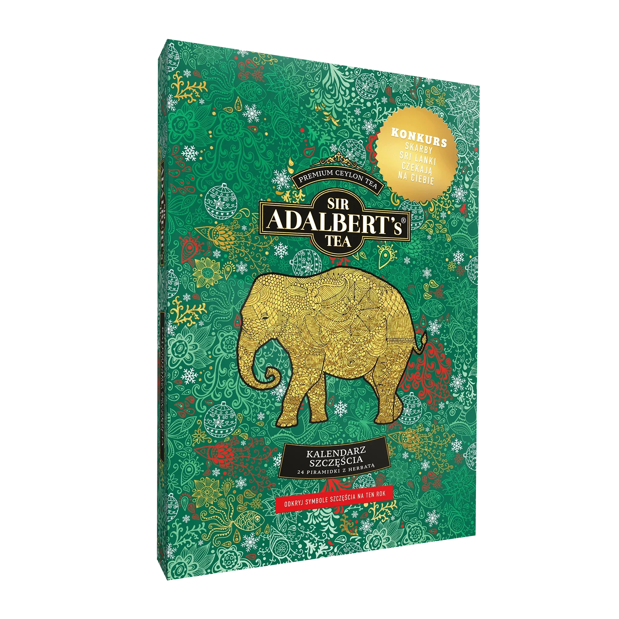 Adalbert's Tea HAPPINESS CALENDAR (GREEN)