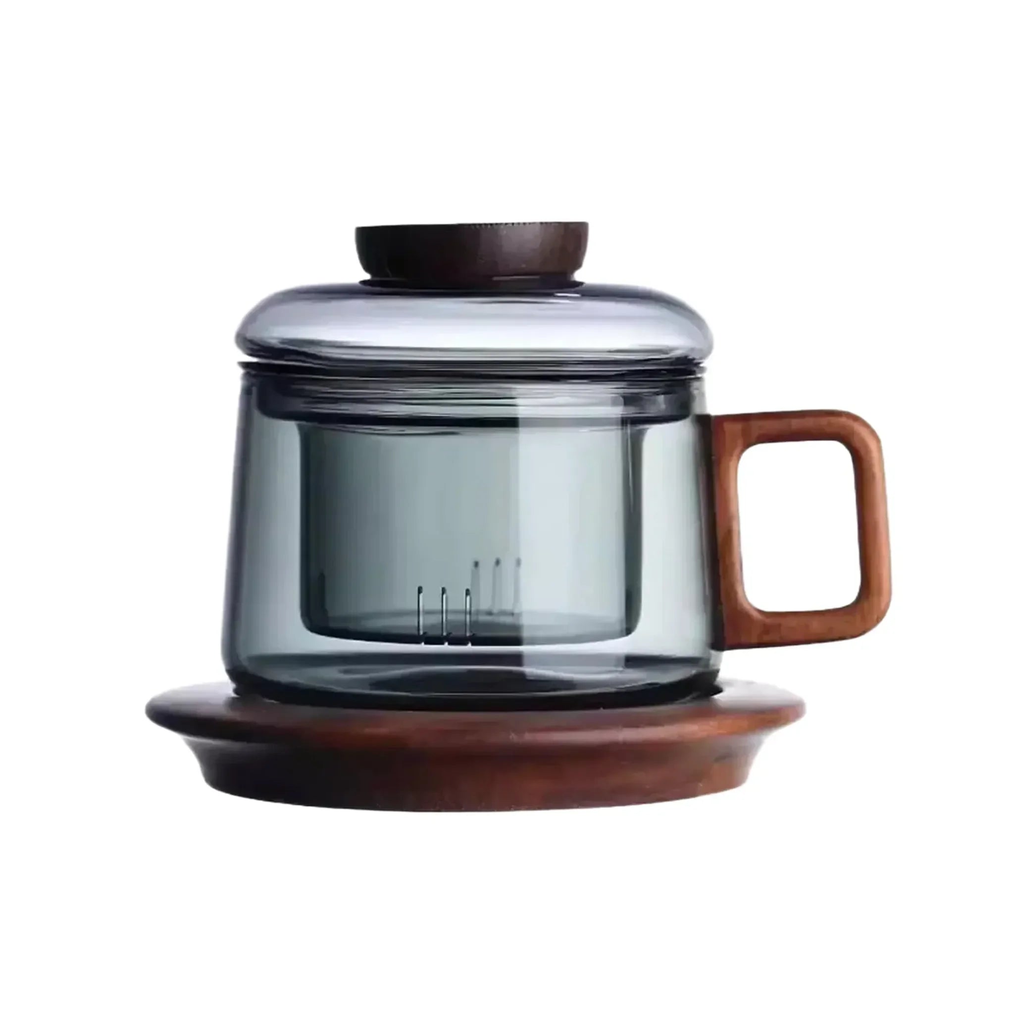 Glass mug with tea infuser "Warm Moments" (200ml) HANIPOL