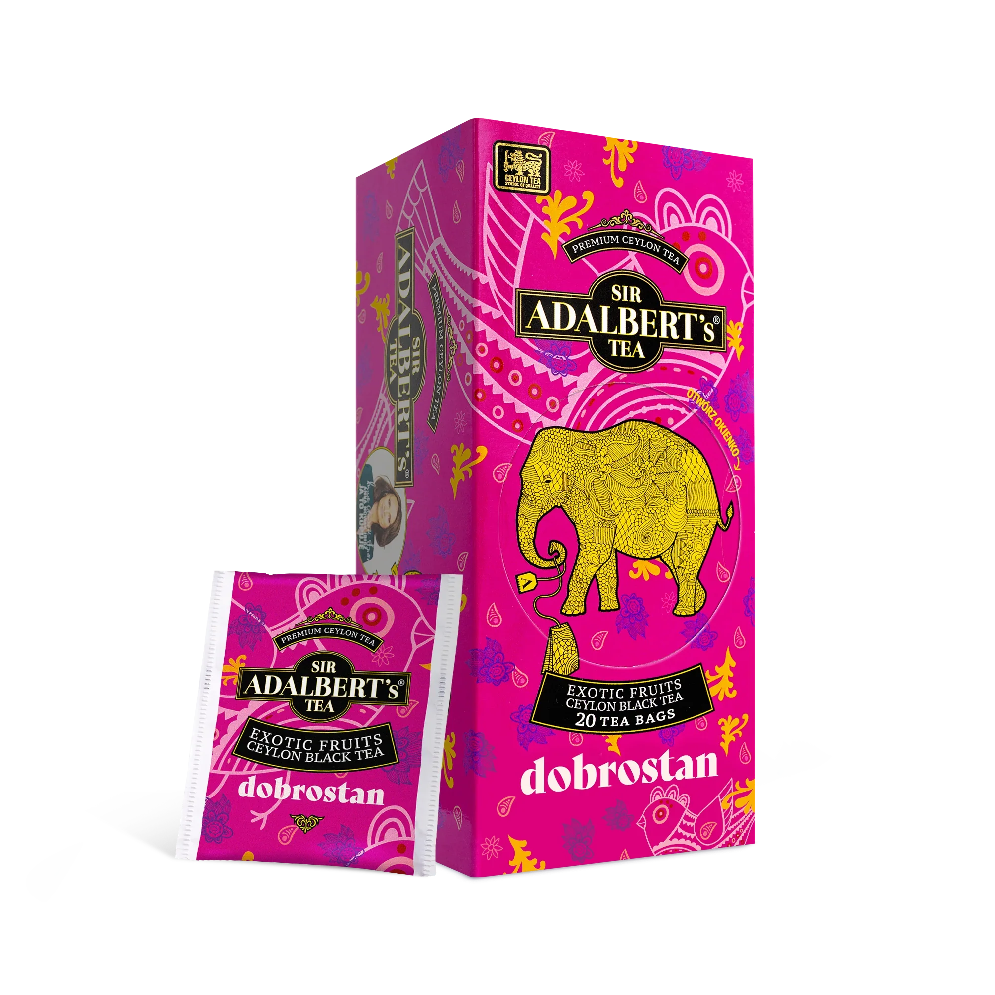 Adalbert's Tea Exotic Fruits DOBROSTAN – 40 g w saszetkach