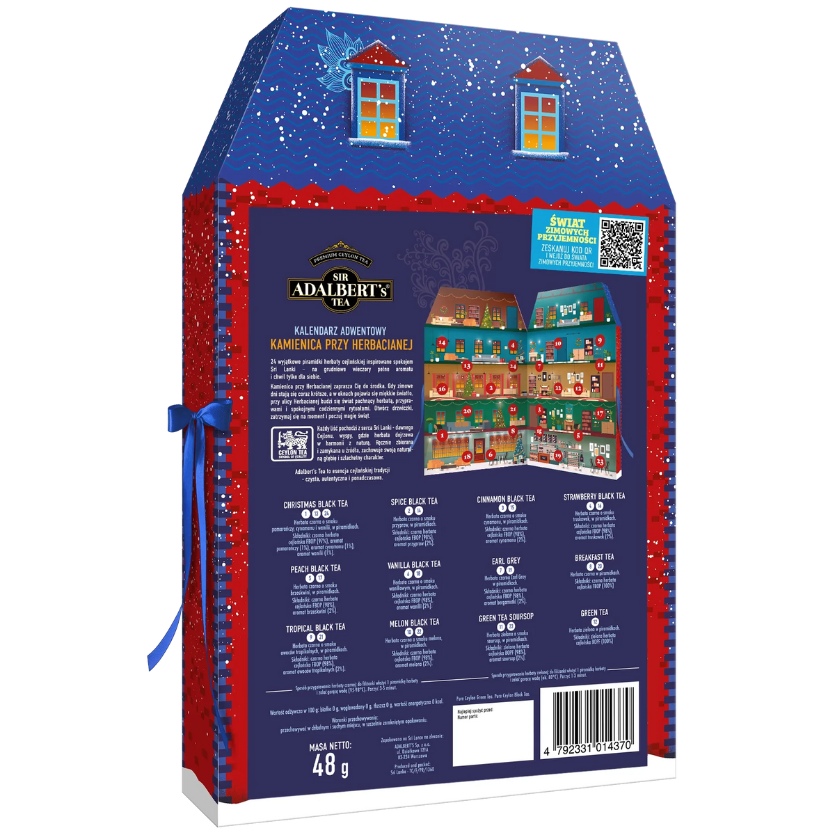 Adalbert's Tea Kalendarz Kamienica przy ulicy Herbacianej - 48 g