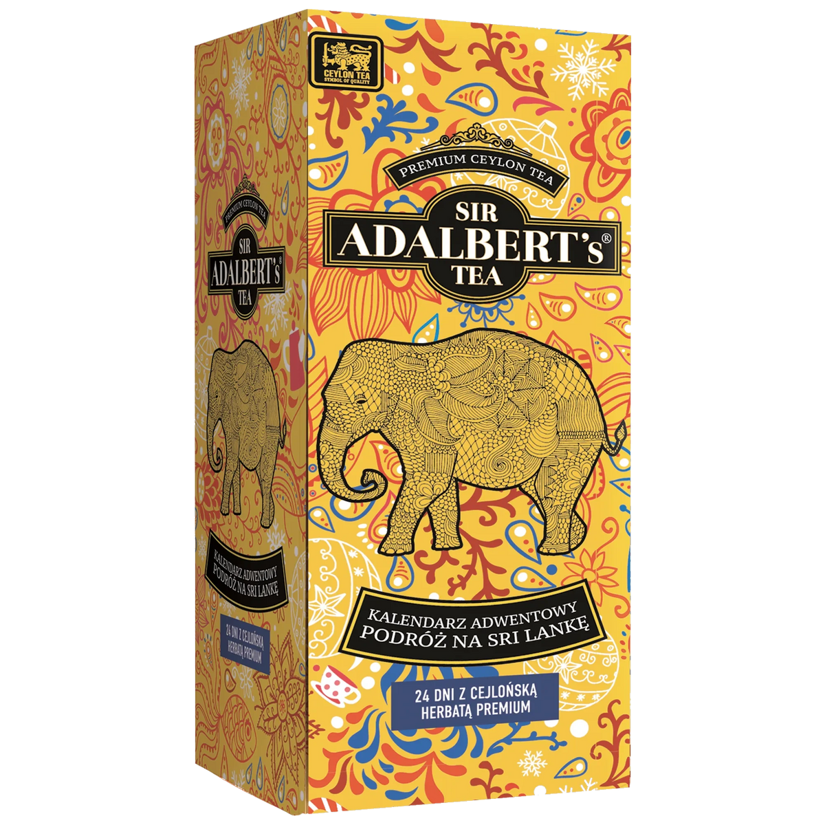 CALENDARIO DELL'AVVENTO DI Adalbert's Tea VIAGGIO IN SRI LANKA (oro)