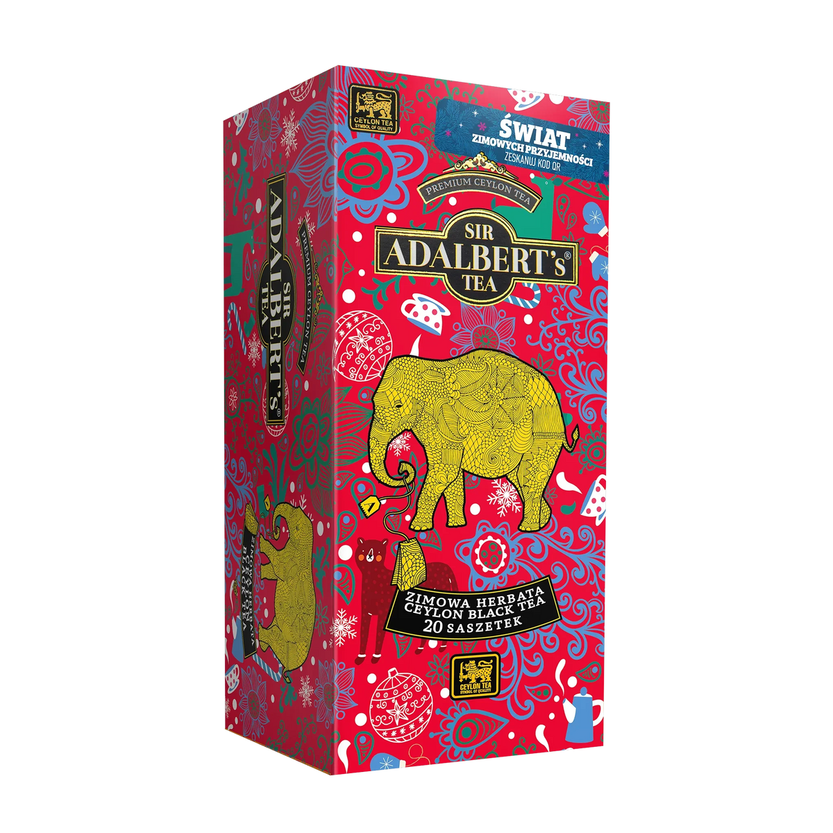 ADALBERT'S TEA Tè nero invernale – bustine da 40 g