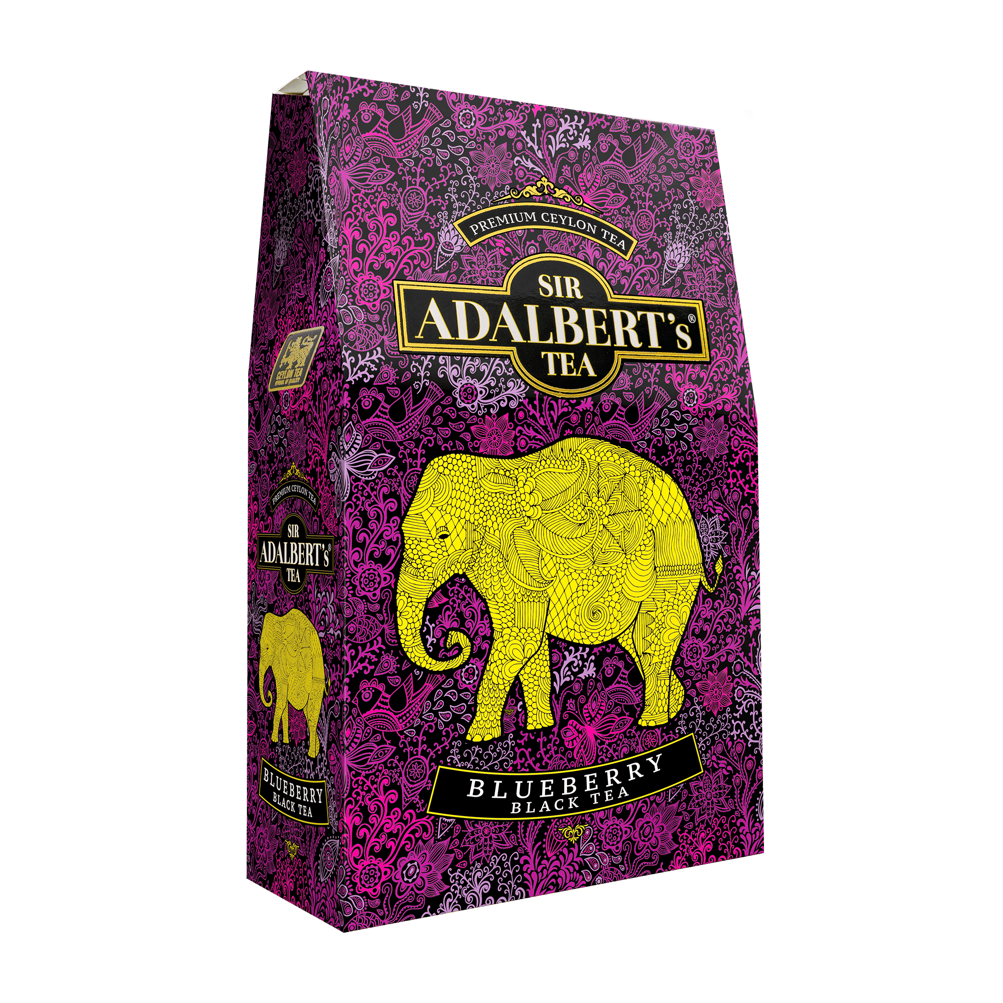 Adalbert's Tea BLUEBERRY - liściasta 100g pouch - Sir Adalbert's Tea