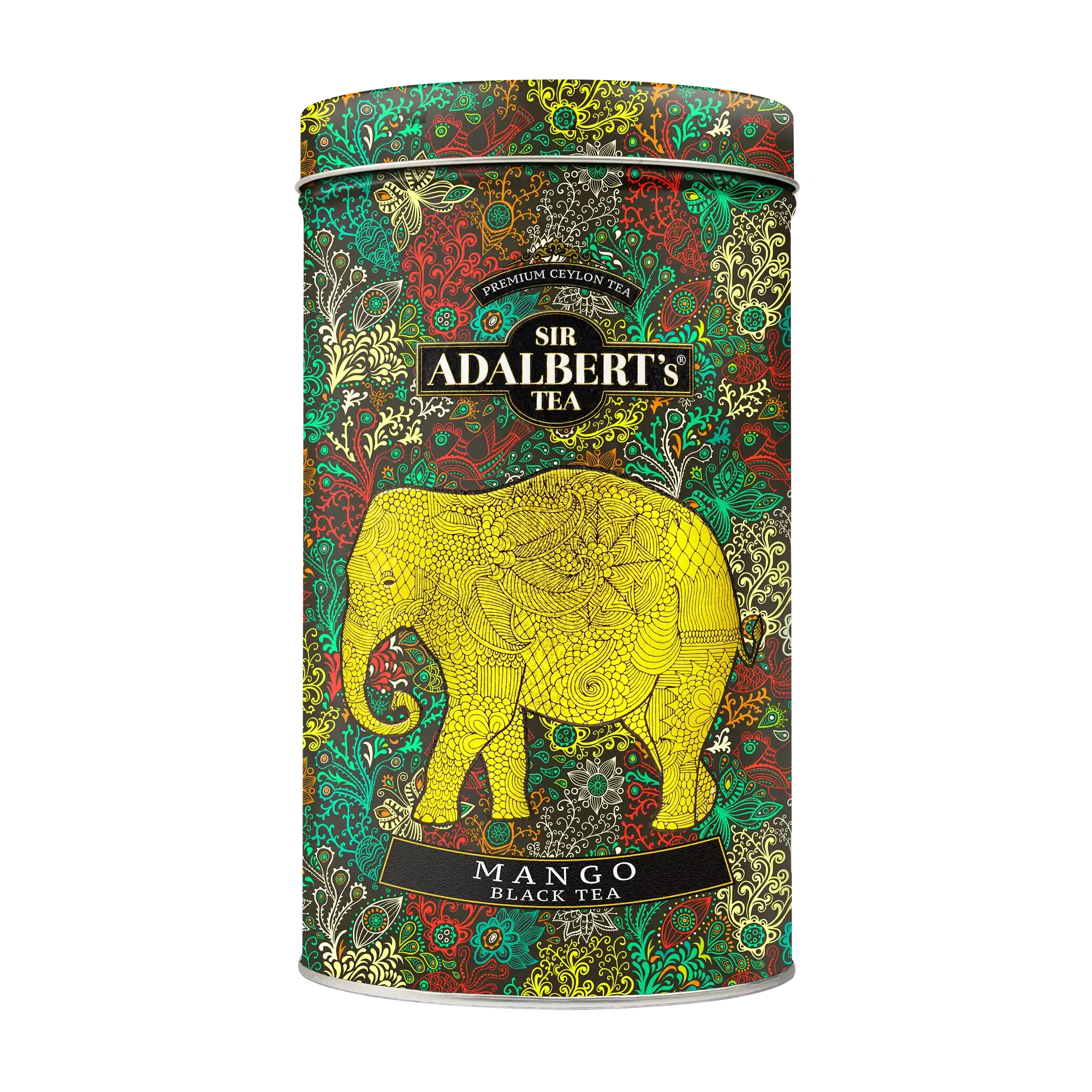 Adalbert's Tea MANGO - liściasta 110g w puszce - Sir Adalbert's Tea