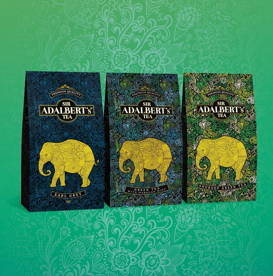 Adalbert's Tea - Zielony mix - Sir Adalbert's Tea