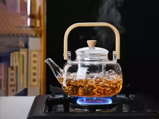 Czajnik szklany z zaparzaczem (900 ml)