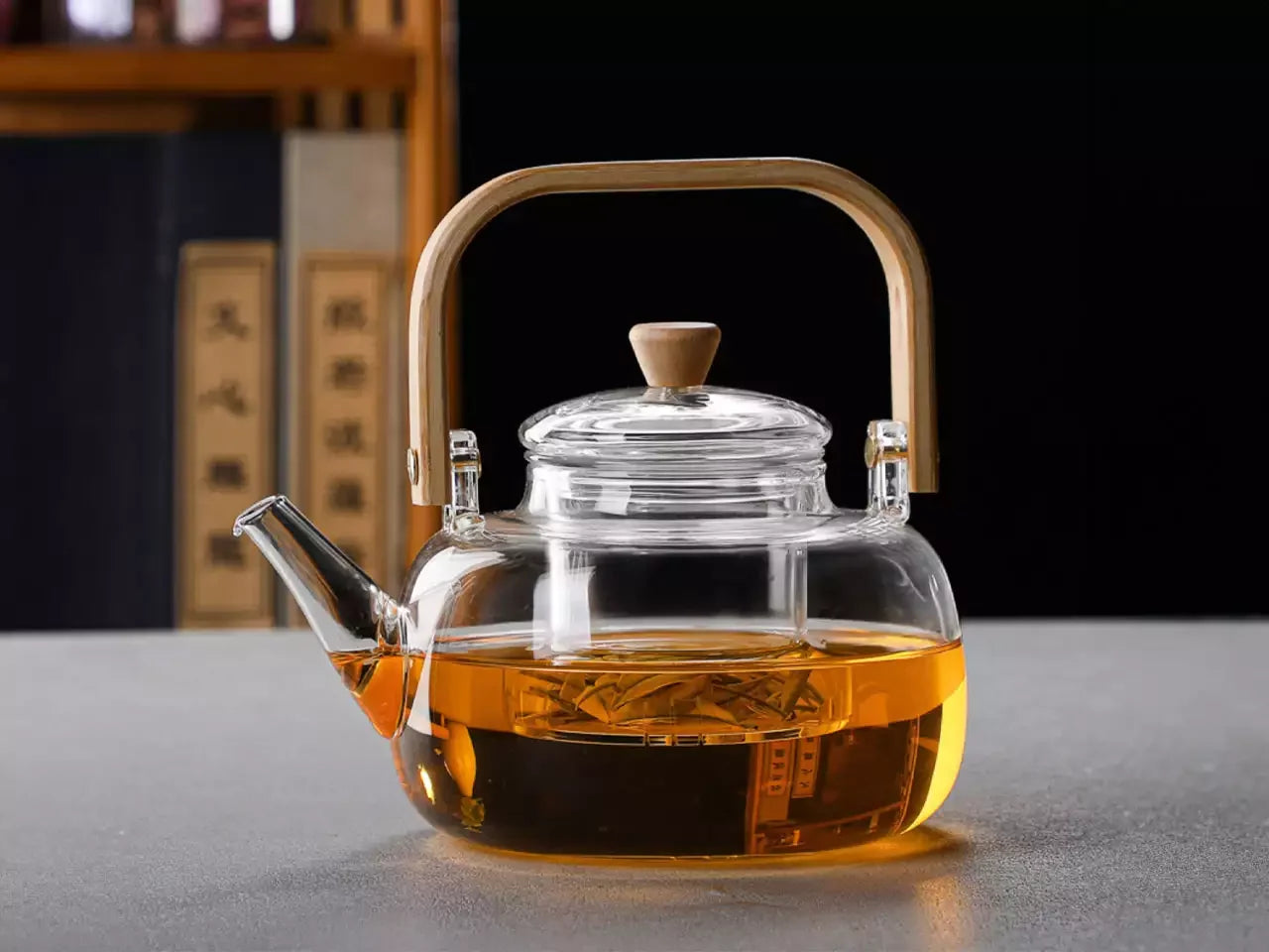 Czajnik szklany z zaparzaczem (900 ml)