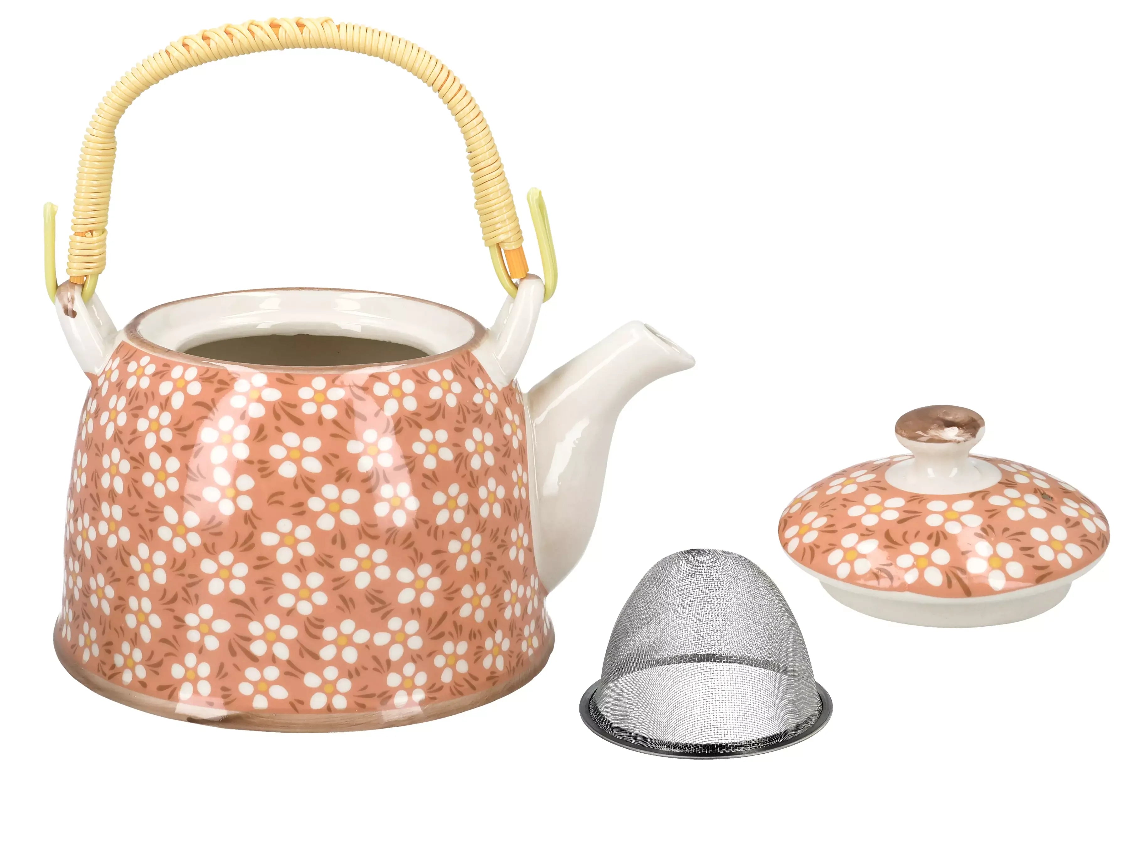 pomarańczowy czajniczek do herbaty