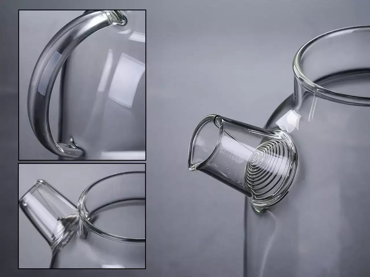 Czajnik szklany z zaparzaczem (1600 ml)