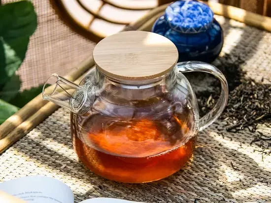 Bouilloire en verre avec infuseur (1000 ml)