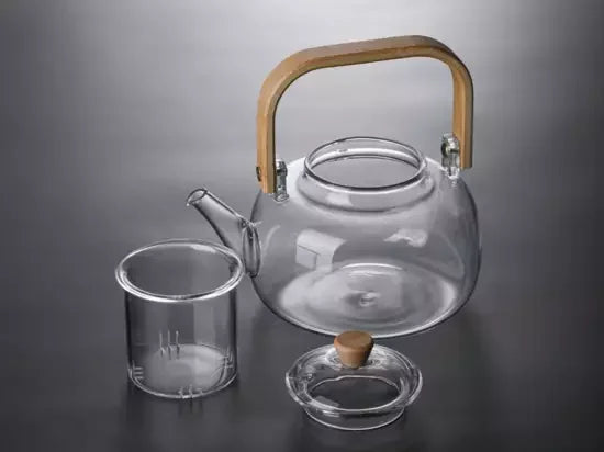 Czajnik szklany z zaparzaczem (900 ml)