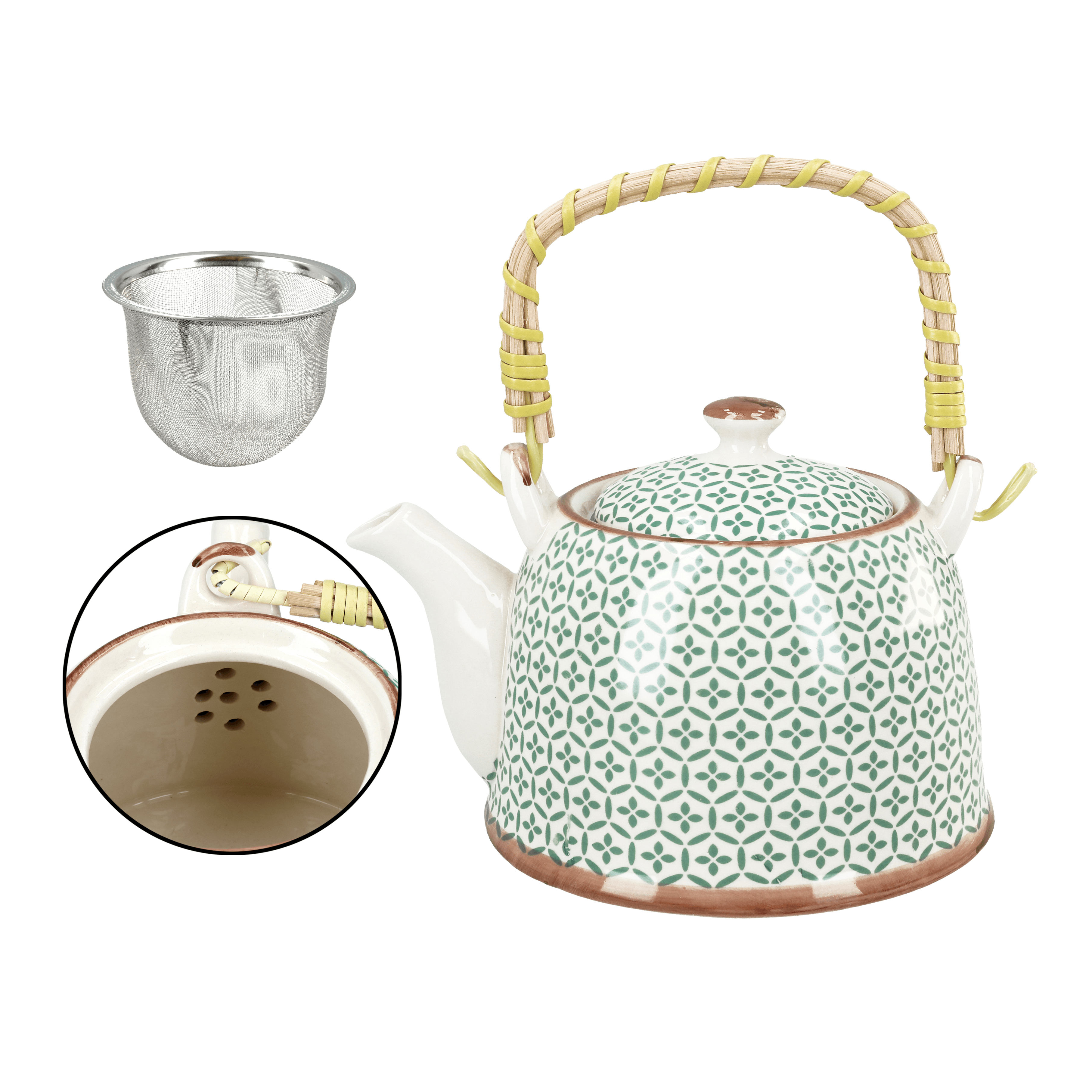 Czajnik ceramiczny z zaparzaczem (418-5113) - Sir Adalbert's Tea