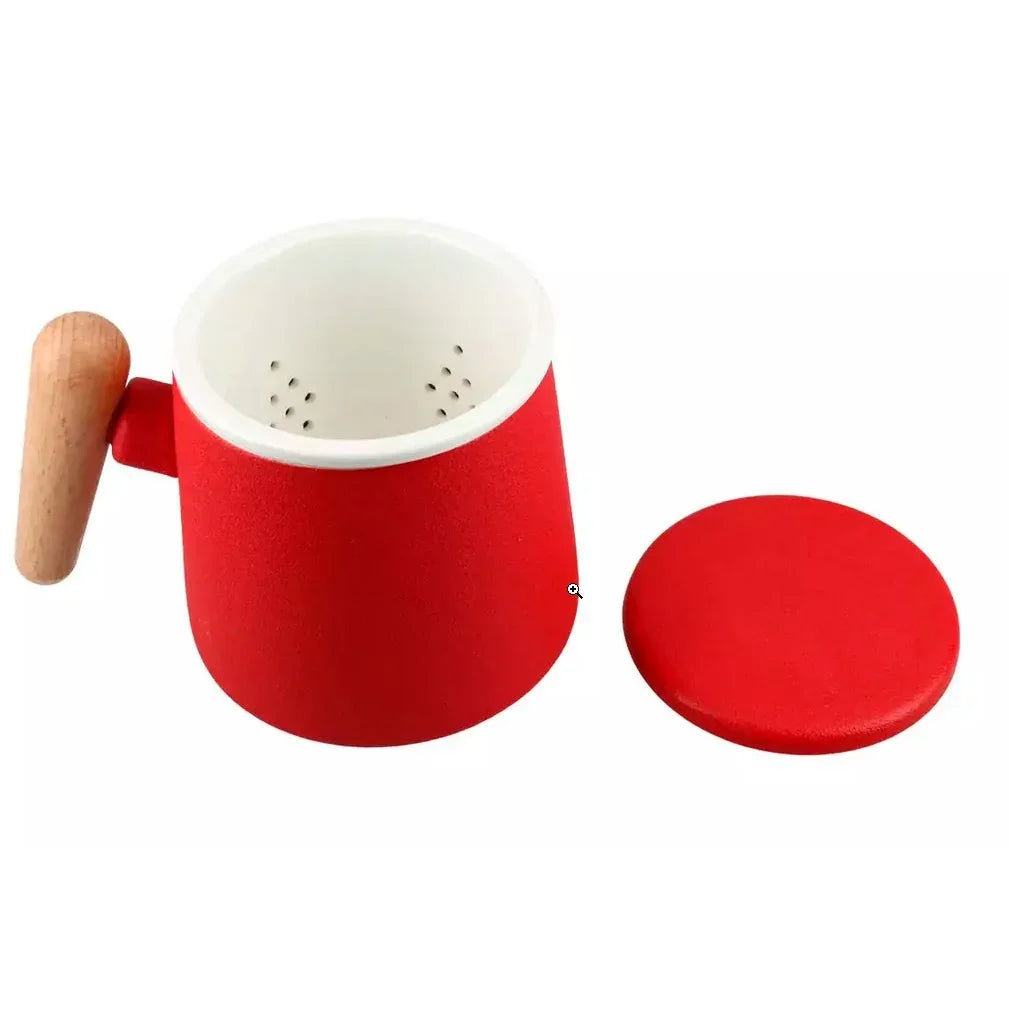 Kubek z ceramicznym sitkiem i przykrywką (703-1350) - Sir Adalbert's Tea