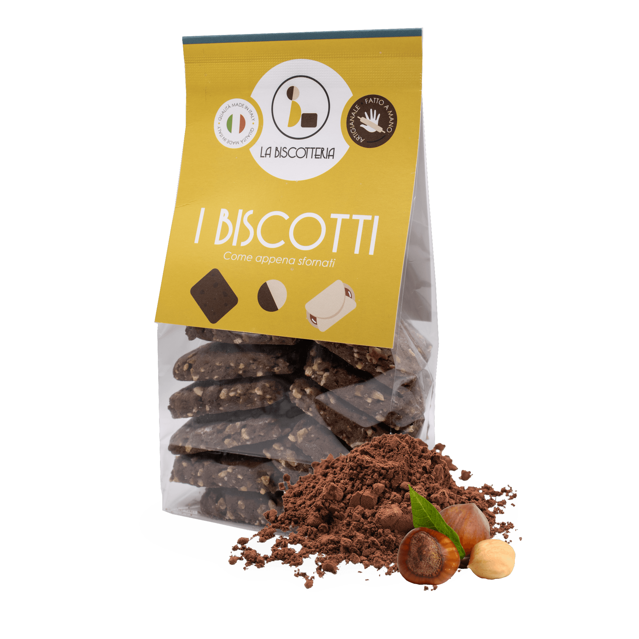 Quadrelli kakaowo-orzechowe - 200g - Sir Adalbert's Tea