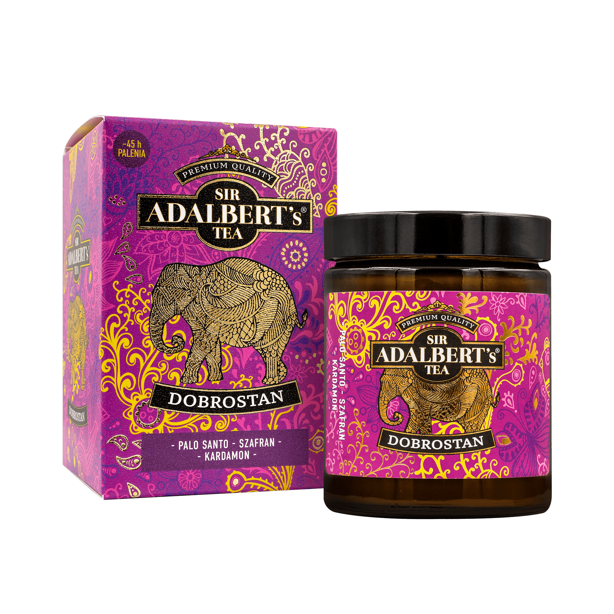 Świeca DOBROSTAN - Sir Adalbert's Tea