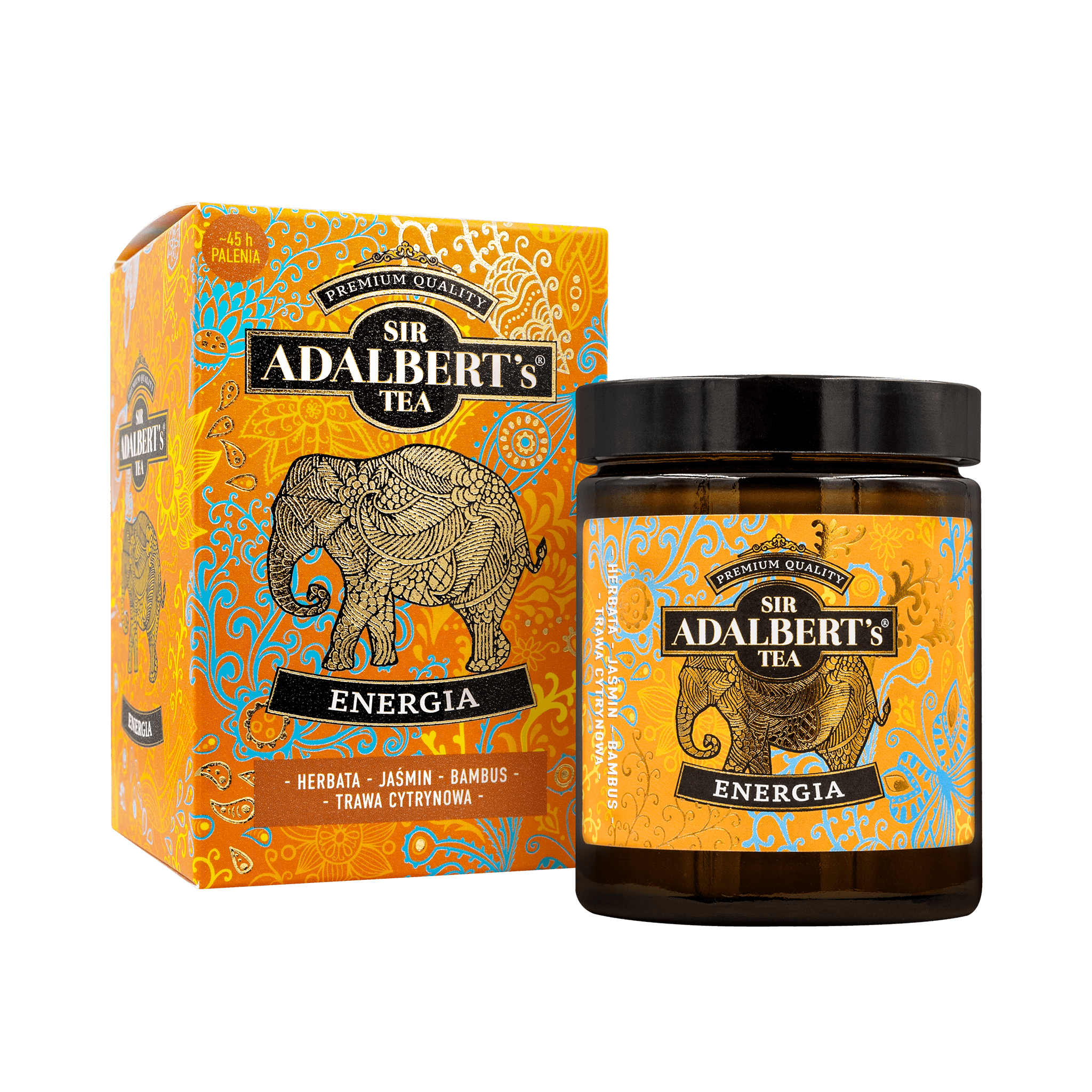 Świeca ENERGIA - Sir Adalbert's Tea