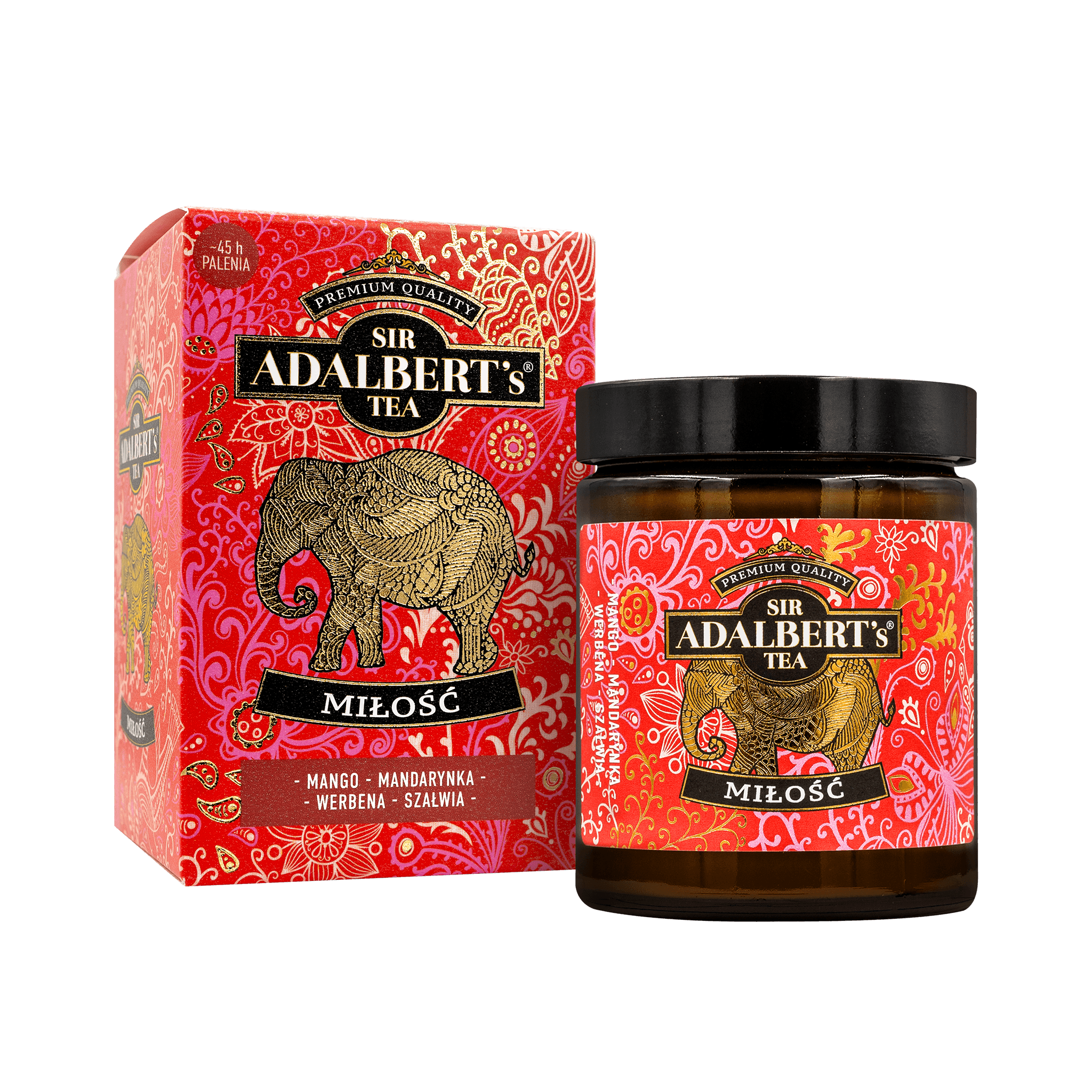 Świeca MIŁOŚĆ - Sir Adalbert's Tea