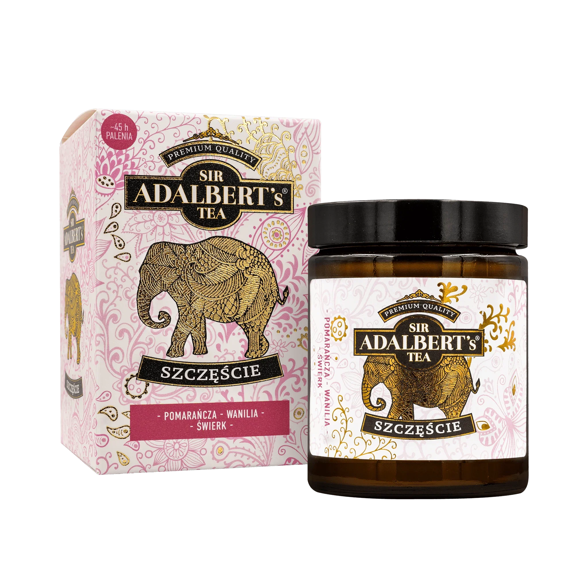 Świeca SZCZĘŚCIE - Sir Adalbert's Tea