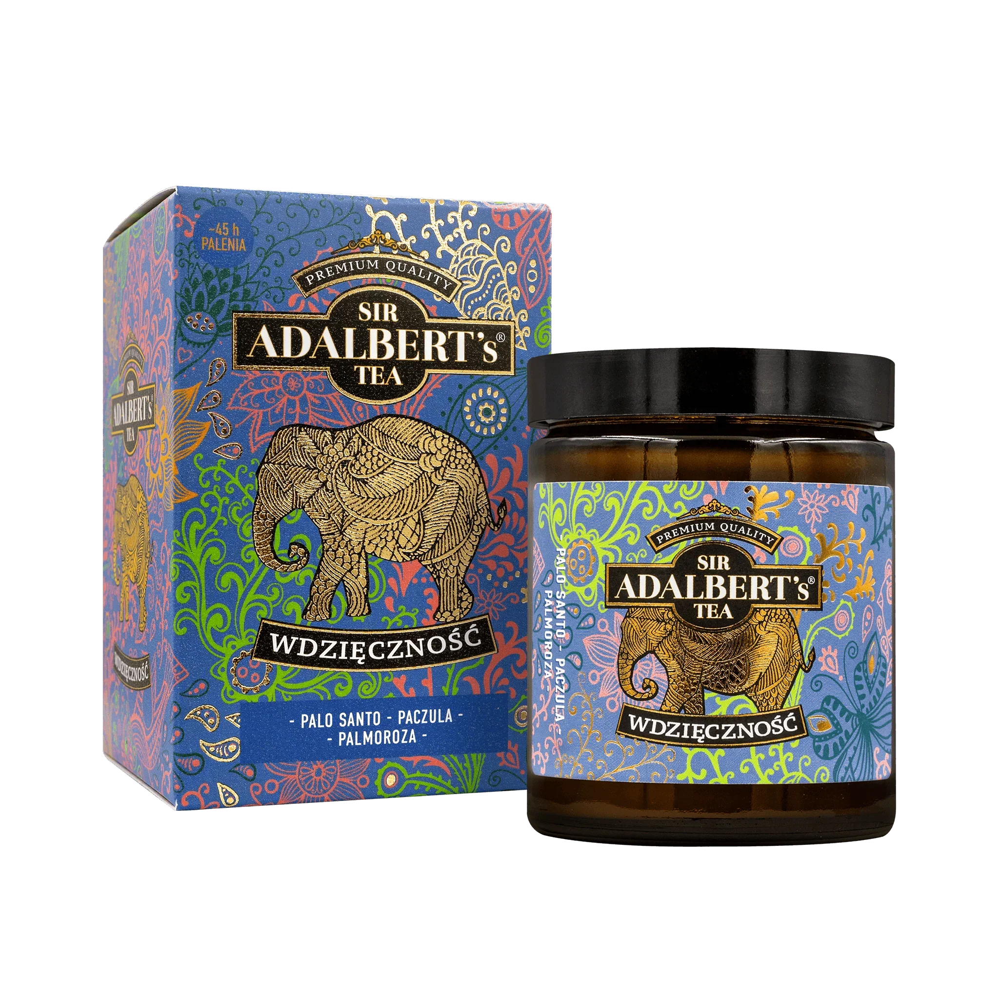 Świeca WDZIĘCZNOŚĆ - Sir Adalbert's Tea