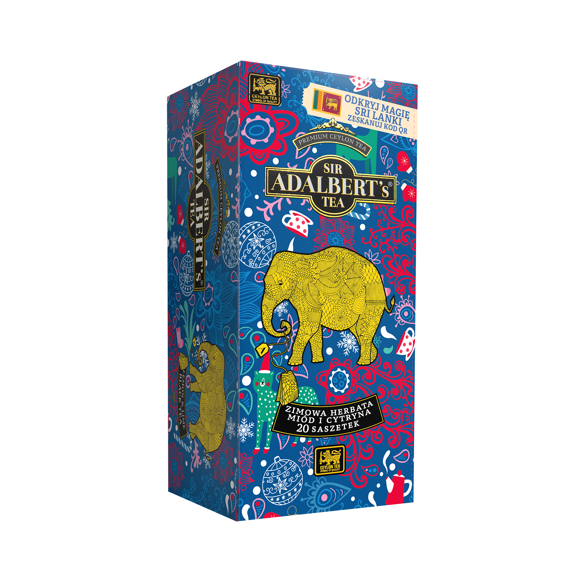 Adalbert's Tea MIÓD I CYTRYNA - saszetki 40g - Sir Adalbert's Tea