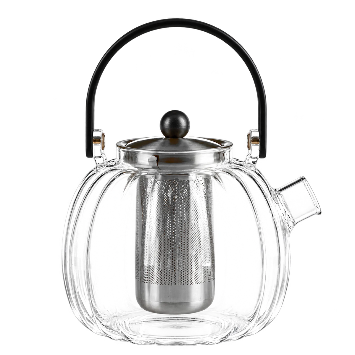 Dzbanek do herbaty z zaparzaczem Vialli Design VOLARE Srebrny, 1000 ml - zdjęcie 2