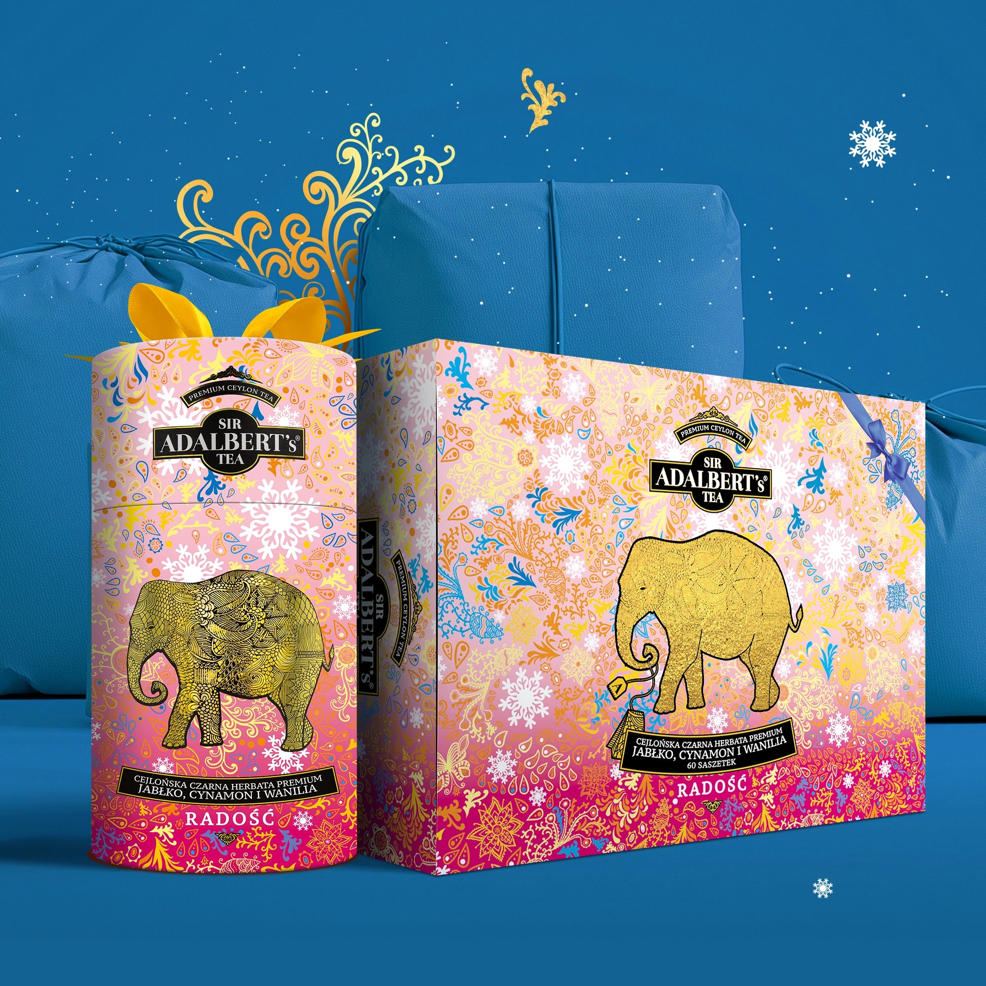 Ein kleines Ritual der Freude – Geschenkset mit Tees und Badesalzen