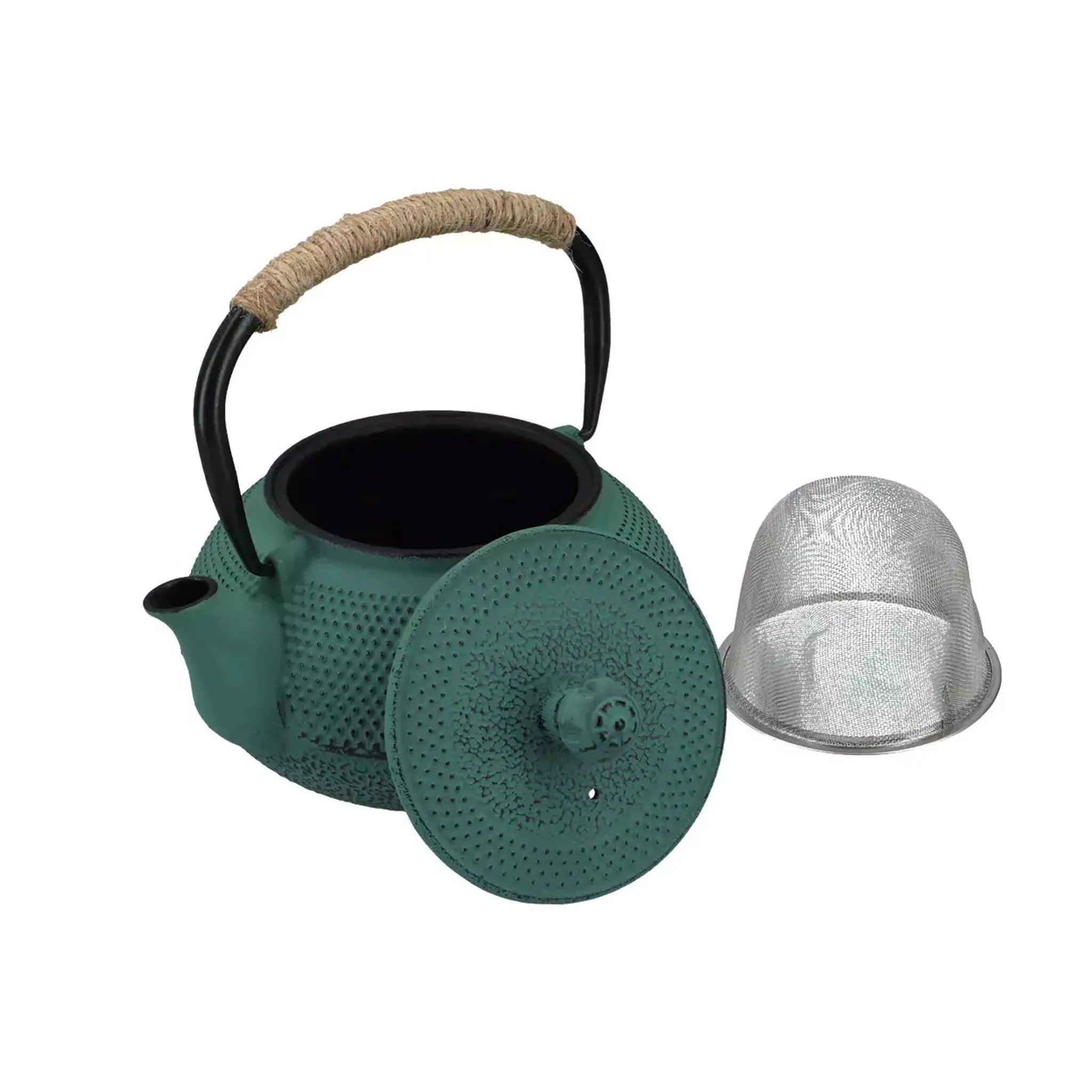 Bouilloire japonaise en fonte Tetsubin bleue (900 ml) 