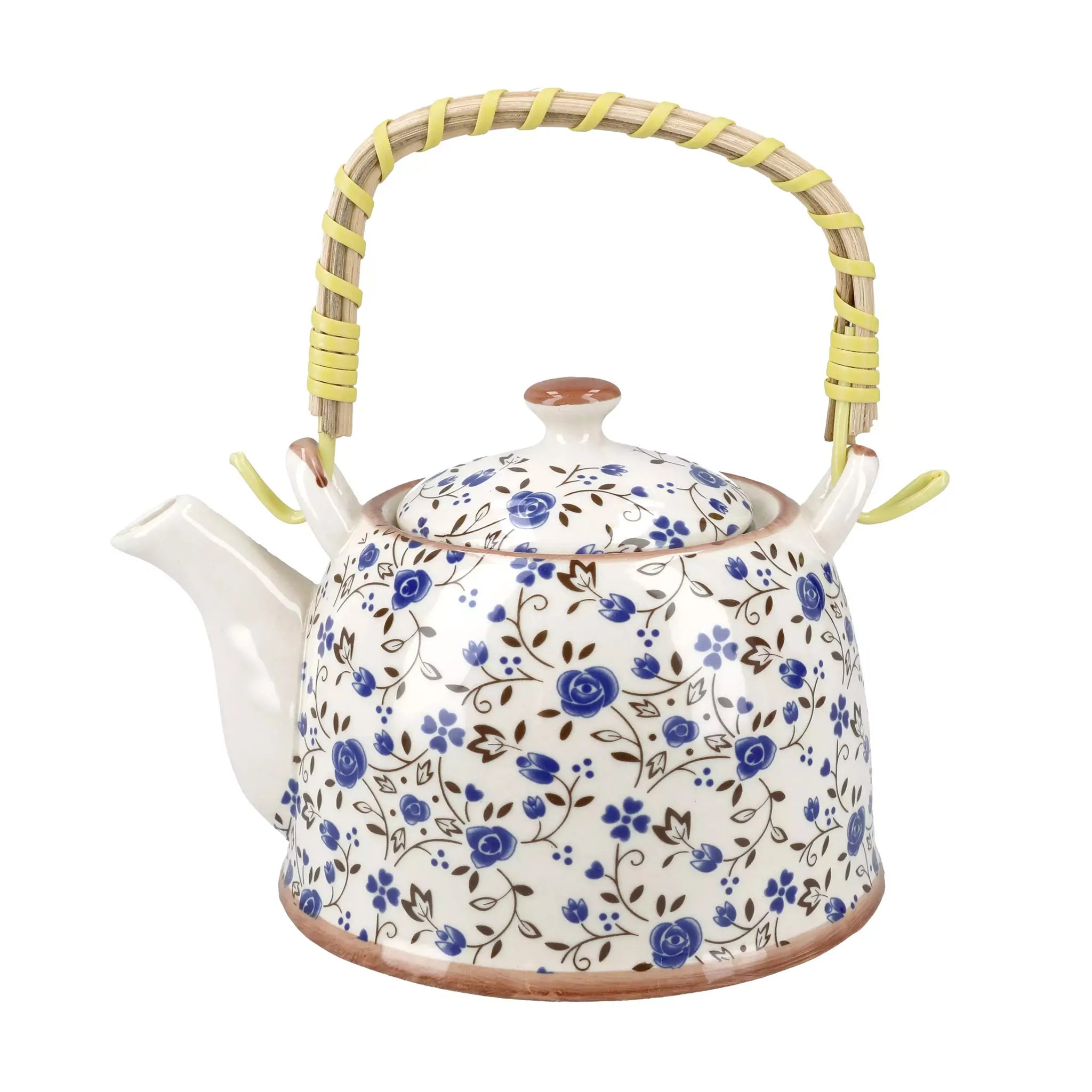 Czajnik ceramiczny z zaparzaczem „Błękitna Polana”
