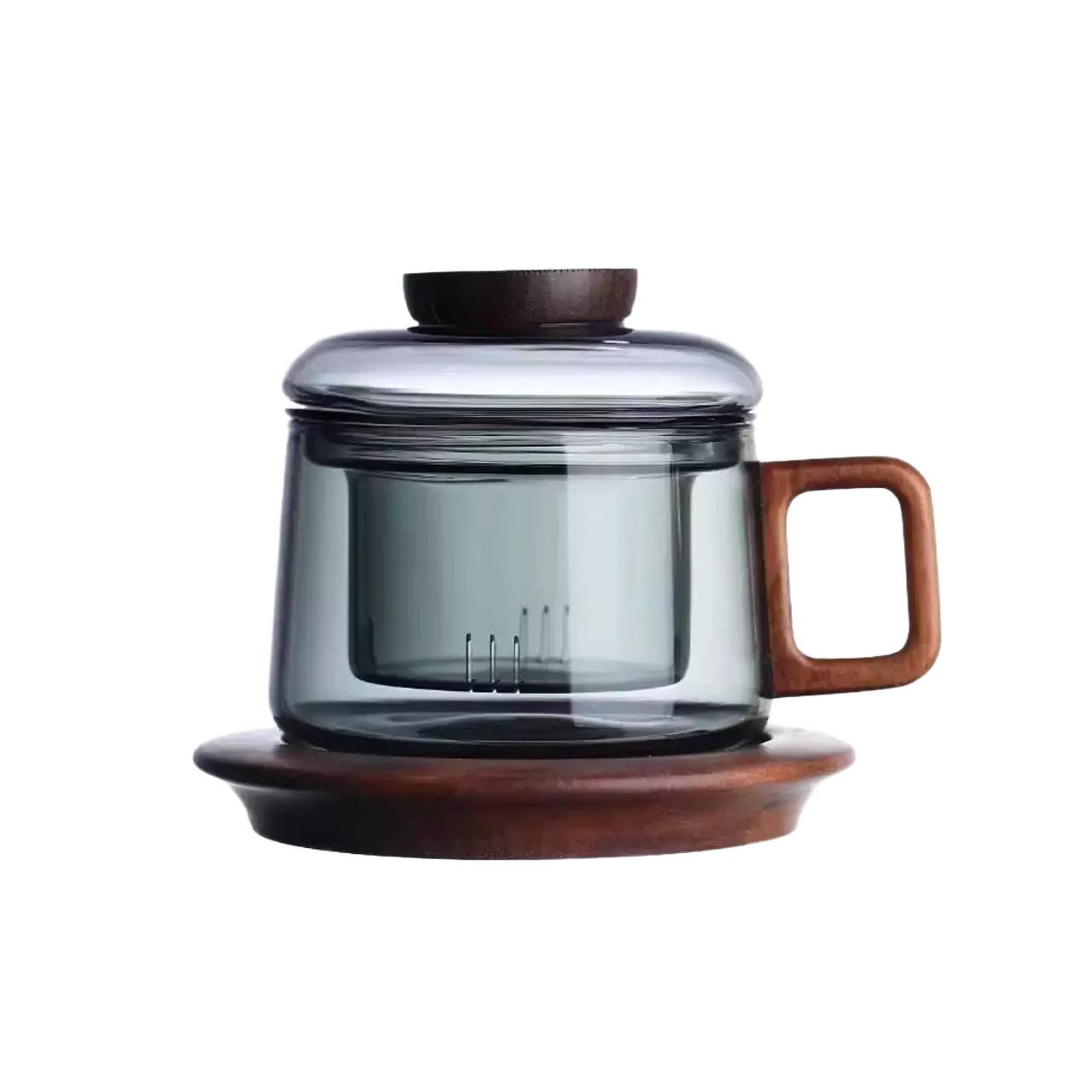 Glass mug with tea infuser "Warm Moments" (200ml) HANIPOL