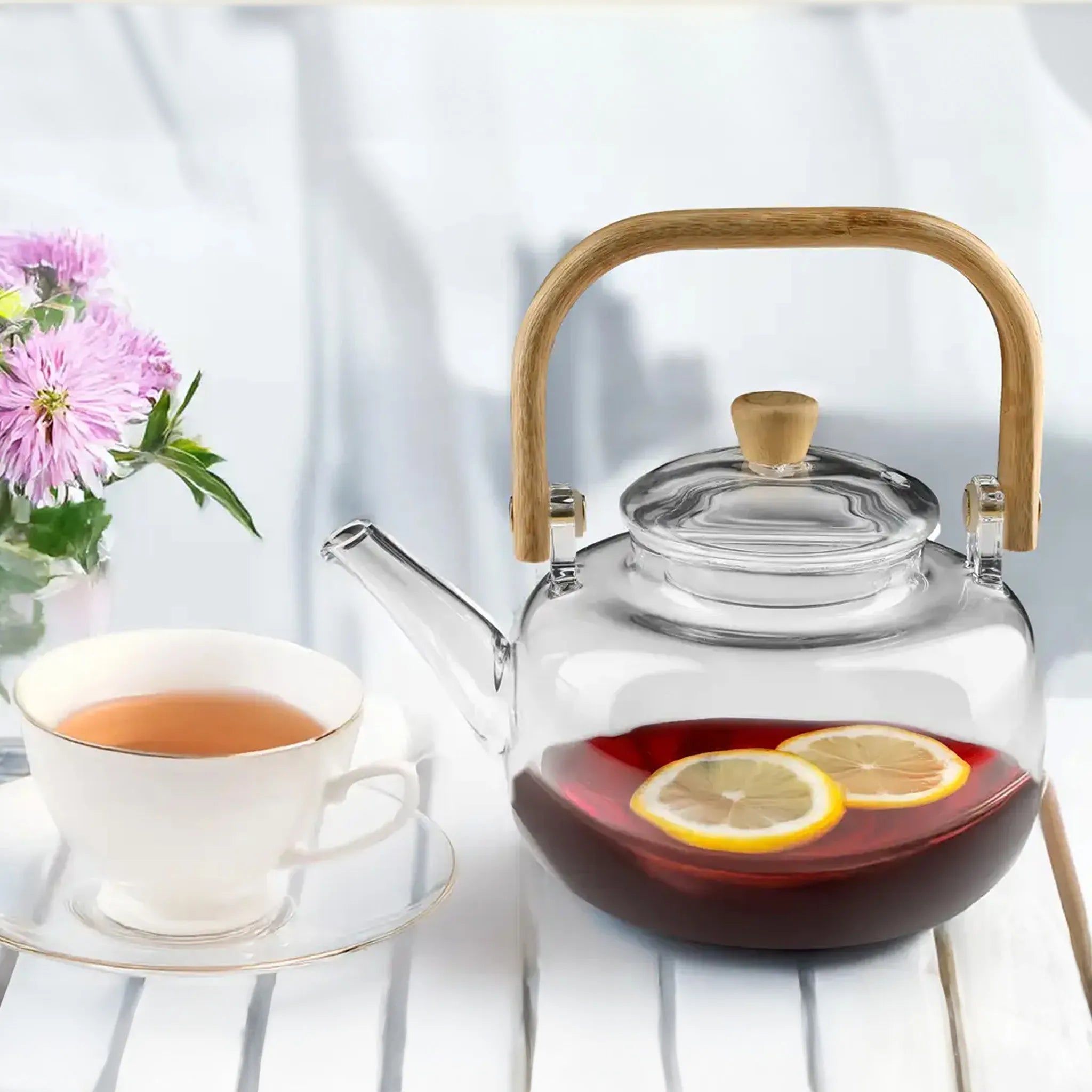 Kettle with glass infuser (800 ml)