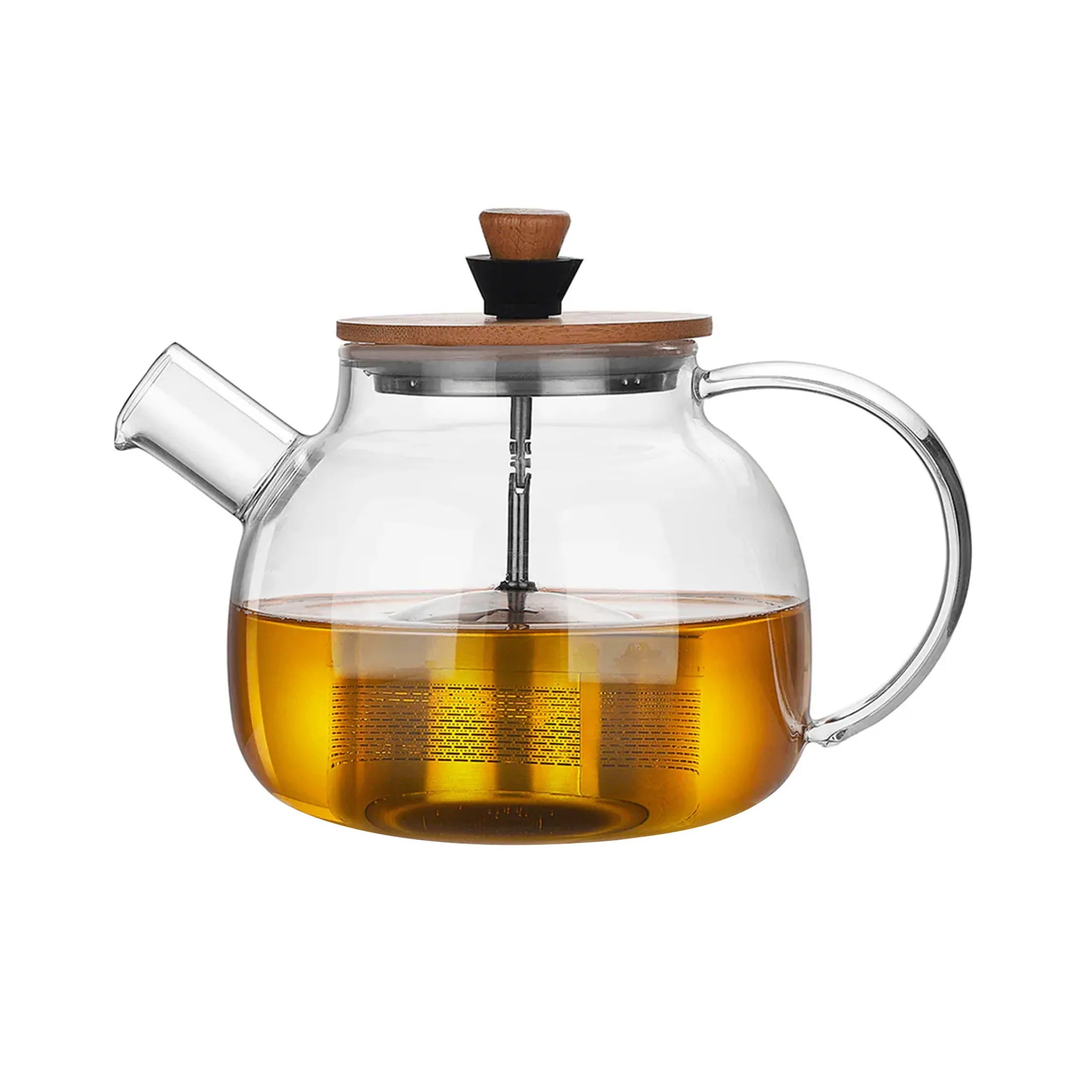 Teekanne aus Glas mit Teesieb (1 l)
